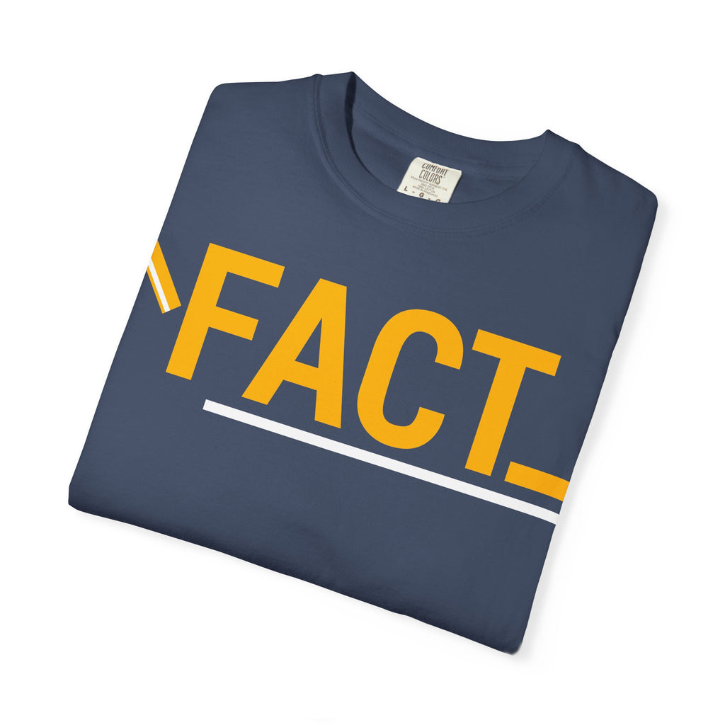 SHFT Designs Fact Graphic Tee for Trendsetters, Statement Shirt, Unisex Apparel, Perfect for Gifting, Everyday Wear, Festival Style