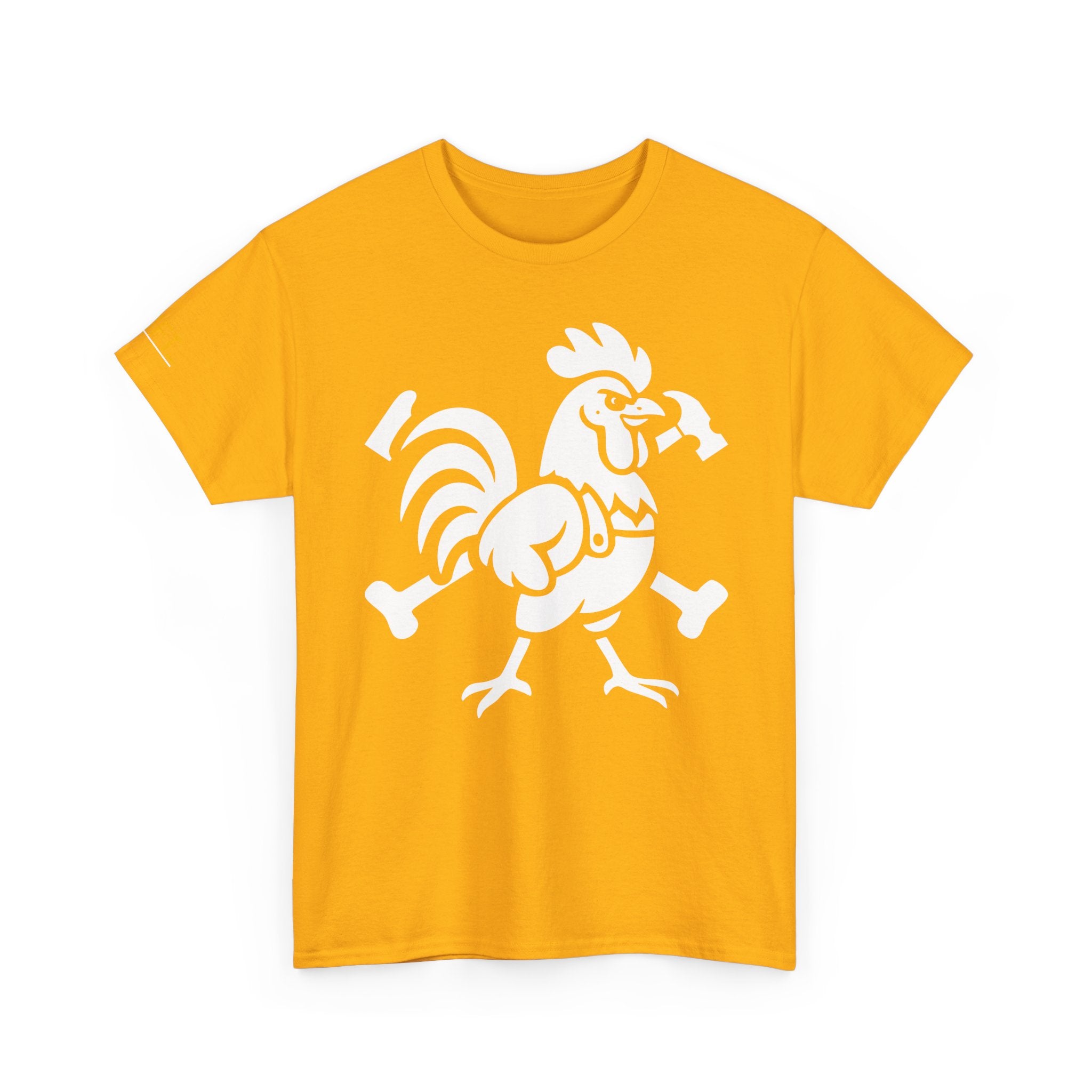 Hammered Rooster Tee - Perfect for Gym Lovers, Fitness Apparel, Casual Wear, Gifts for Him/Her, Unisex Workout Top