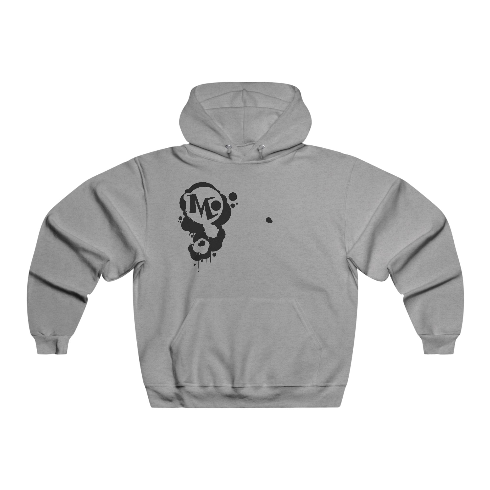 Microdahts Darkside Paint Logo Men's Graphic Hoodie, Casual Wear, Street Style, Gift for Him, Cool Sweatshirt