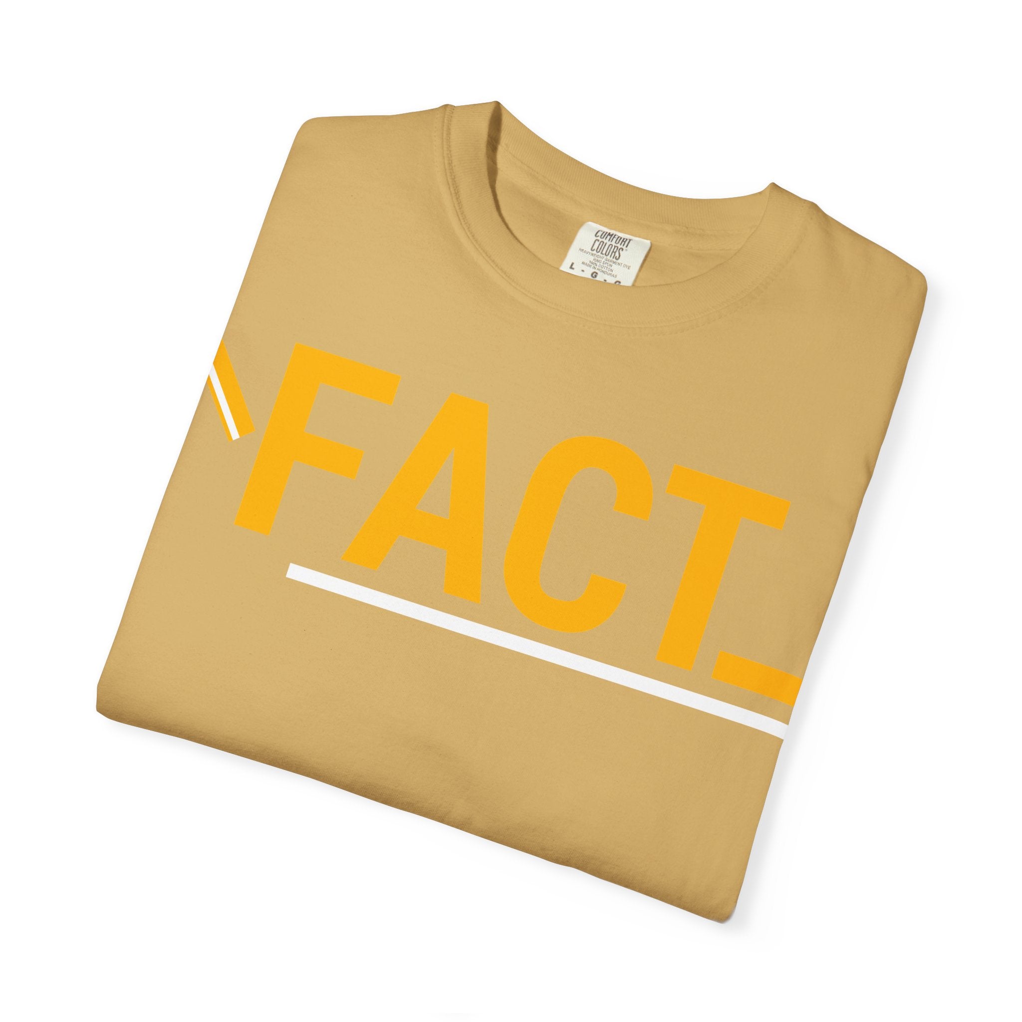 SHFT Designs Fact Graphic Tee for Trendsetters, Statement Shirt, Unisex Apparel, Perfect for Gifting, Everyday Wear, Festival Style