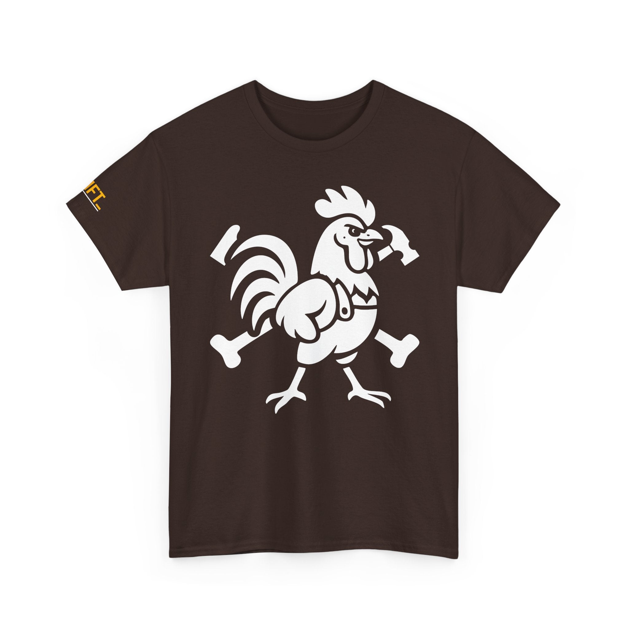 Hammered Rooster Tee - Perfect for Gym Lovers, Fitness Apparel, Casual Wear, Gifts for Him/Her, Unisex Workout Top