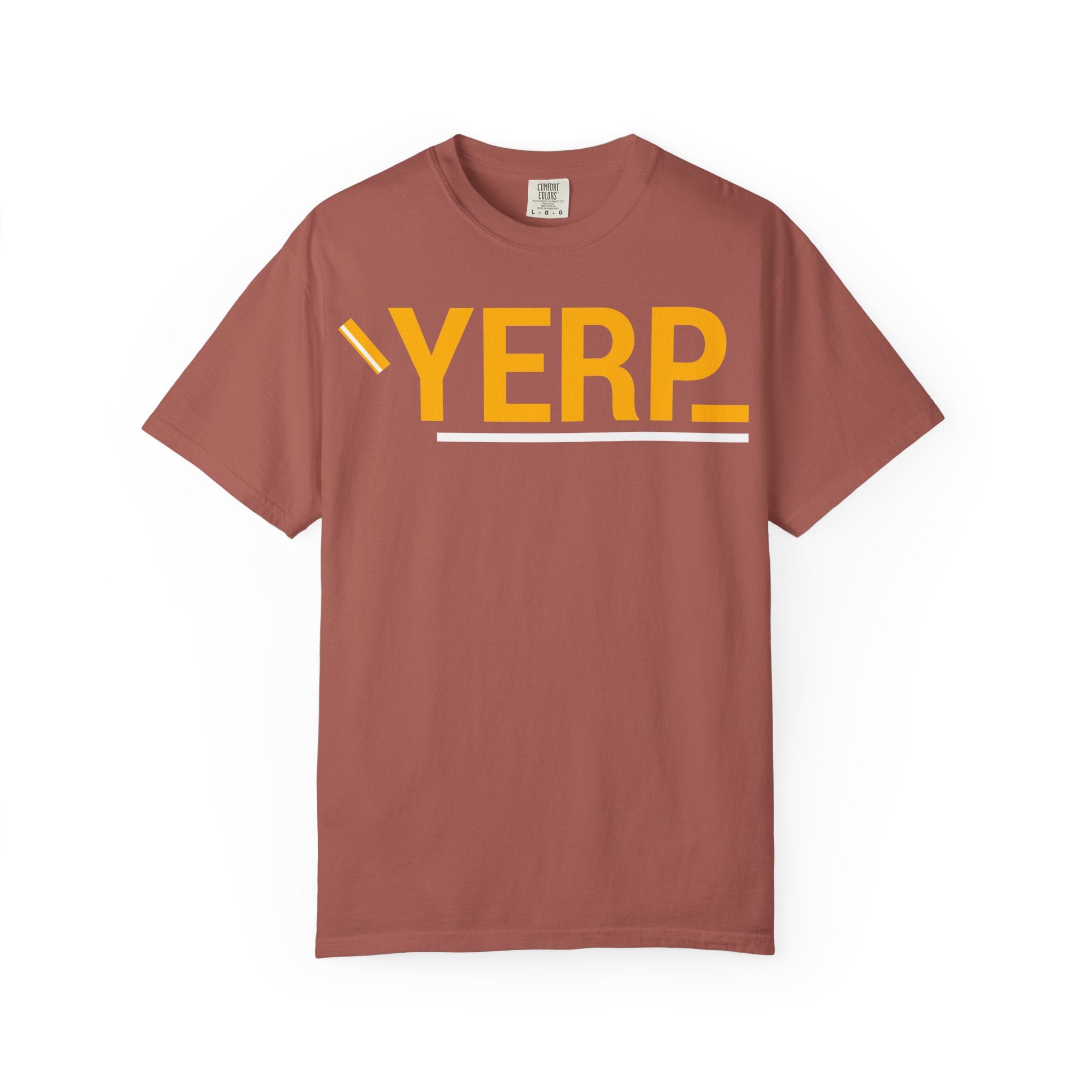 SHFT Designs Graphic T-shirt with 'YERP' and 'SHFT' Designs, Trendy Unisex Tee, Streetwear Style Shirt, Gift for Friends