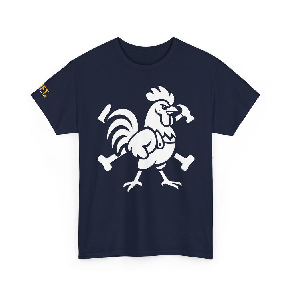 Hammered Rooster Tee - Perfect for Gym Lovers, Fitness Apparel, Casual Wear, Gifts for Him/Her, Unisex Workout Top