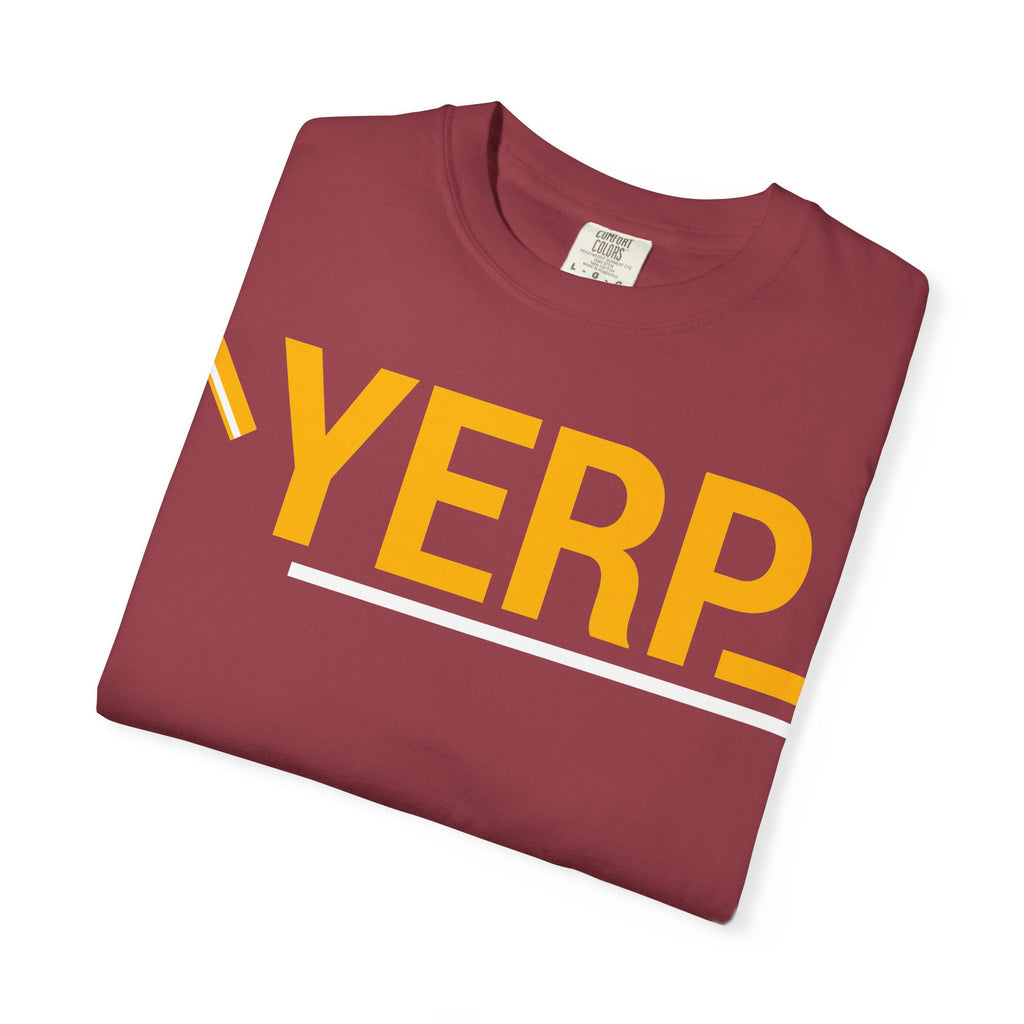 SHFT Designs Graphic T-shirt with 'YERP' and 'SHFT' Designs, Trendy Unisex Tee, Streetwear Style Shirt, Gift for Friends