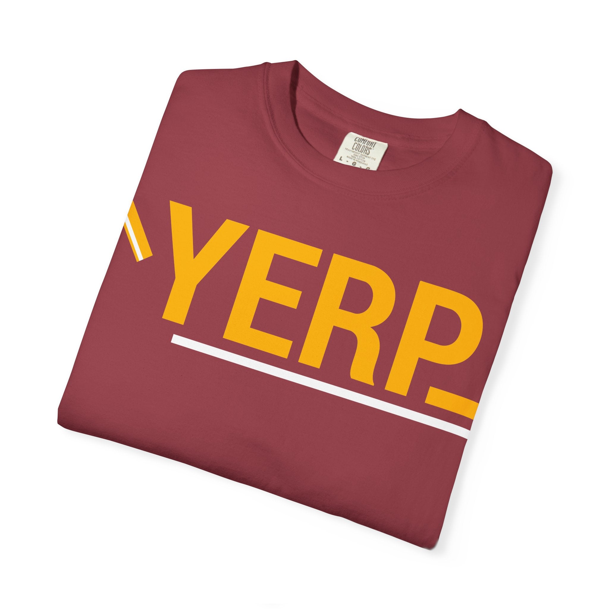 SHFT Designs Graphic T-shirt with 'YERP' and 'SHFT' Designs, Trendy Unisex Tee, Streetwear Style Shirt, Gift for Friends