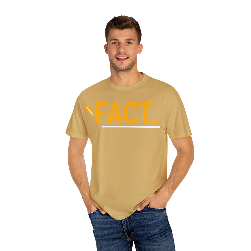 SHFT Designs Fact Graphic Tee for Trendsetters, Statement Shirt, Unisex Apparel, Perfect for Gifting, Everyday Wear, Festival Style