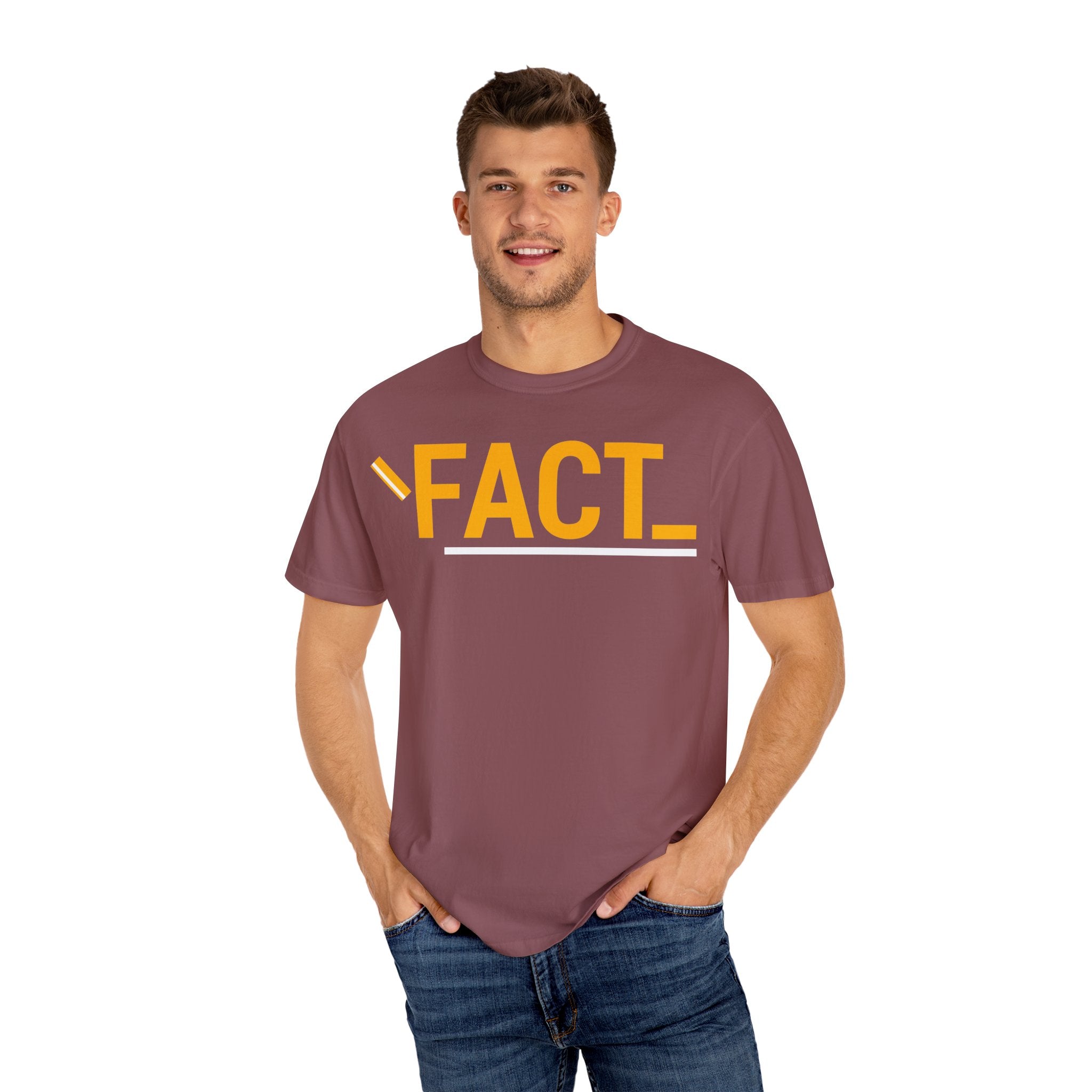 SHFT Designs Fact Graphic Tee for Trendsetters, Statement Shirt, Unisex Apparel, Perfect for Gifting, Everyday Wear, Festival Style