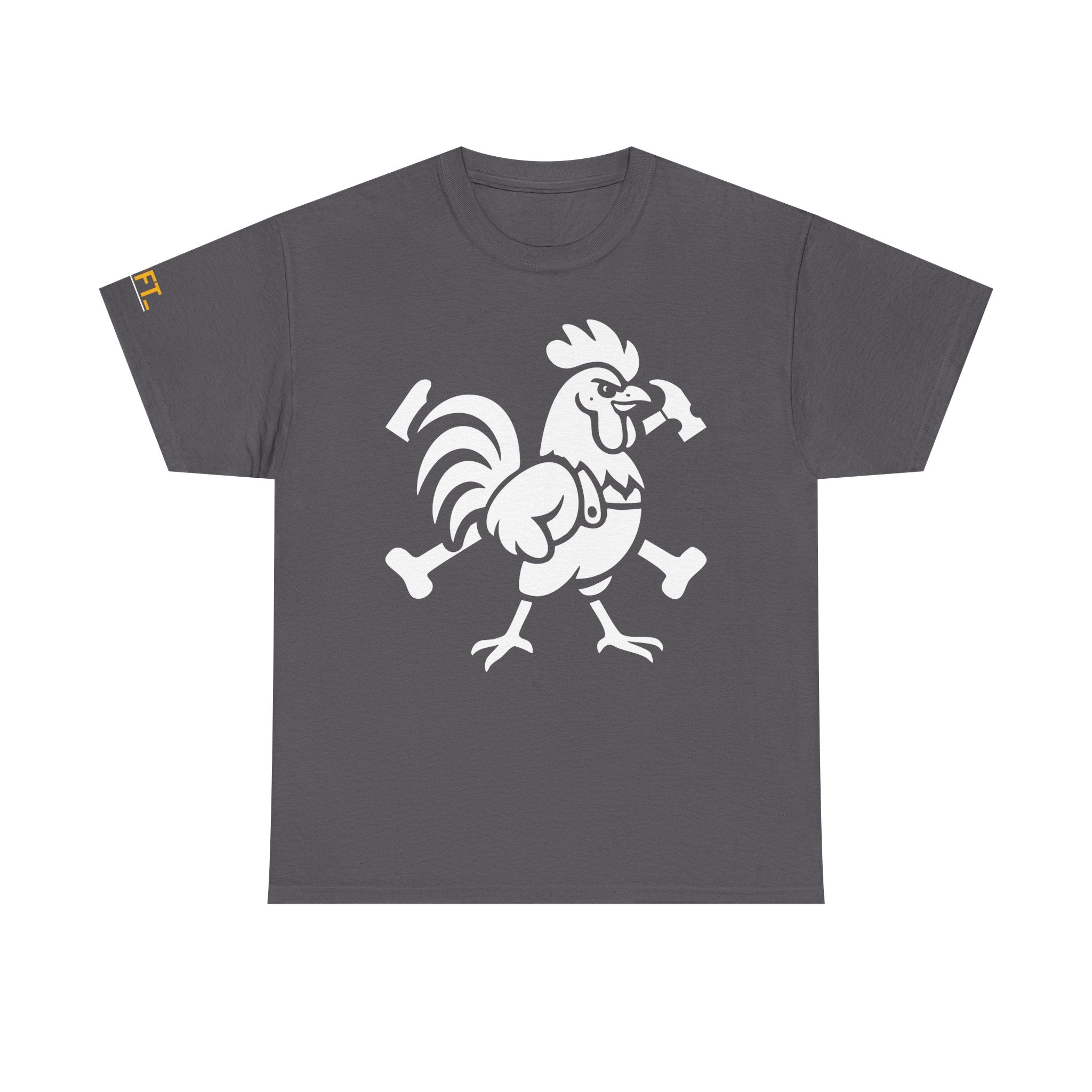 Hammered Rooster Tee - Perfect for Gym Lovers, Fitness Apparel, Casual Wear, Gifts for Him/Her, Unisex Workout Top