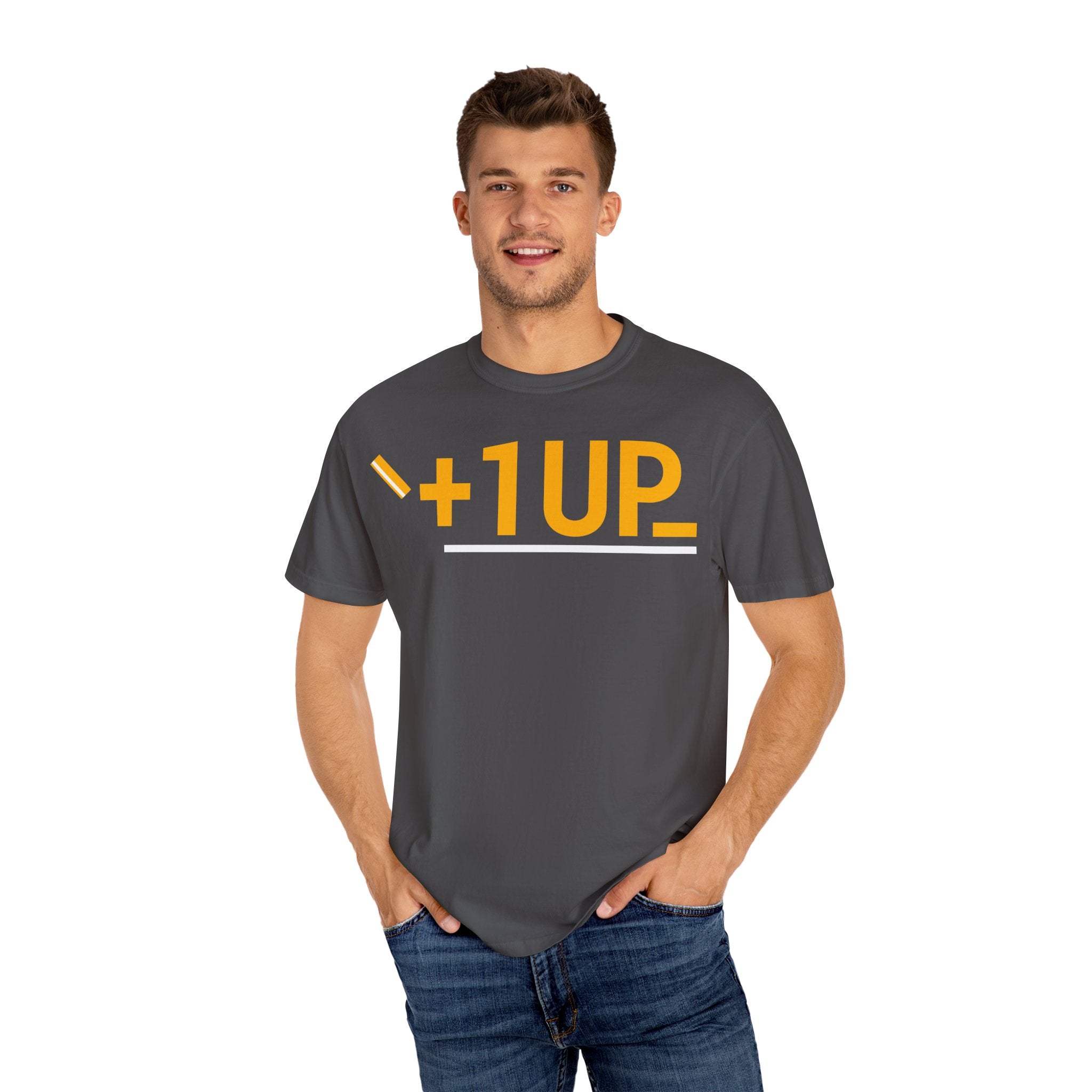 SHFT Designs +1UP Unisex Garment-Dyed T-shirt