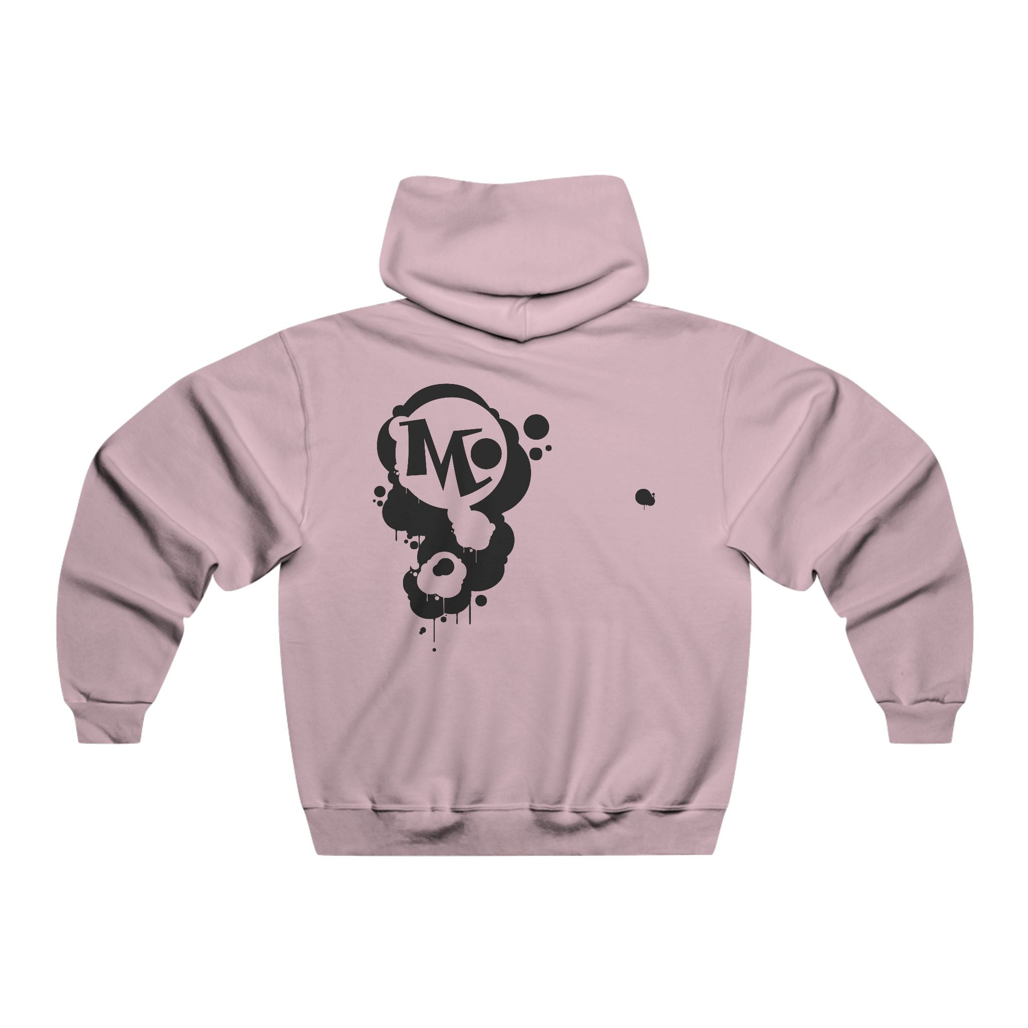 Microdahts Darkside Why You Frontin'? Paint LogoMen's Graphic Hooded Sweatshirt, Casual Streetwear, Gift for Him, Cool Layering Piece, Comfortable Pullover, Fashionable Everyday Wear