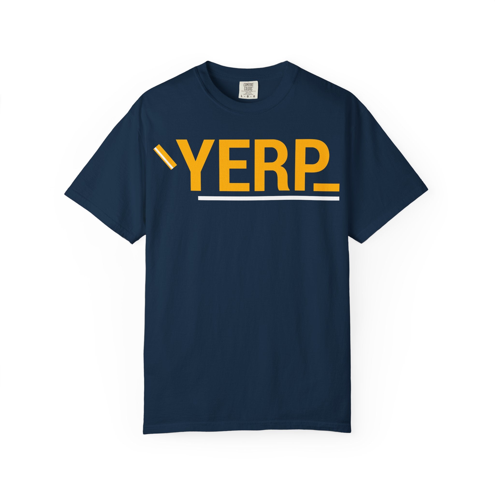 SHFT Designs Graphic T-shirt with 'YERP' and 'SHFT' Designs, Trendy Unisex Tee, Streetwear Style Shirt, Gift for Friends