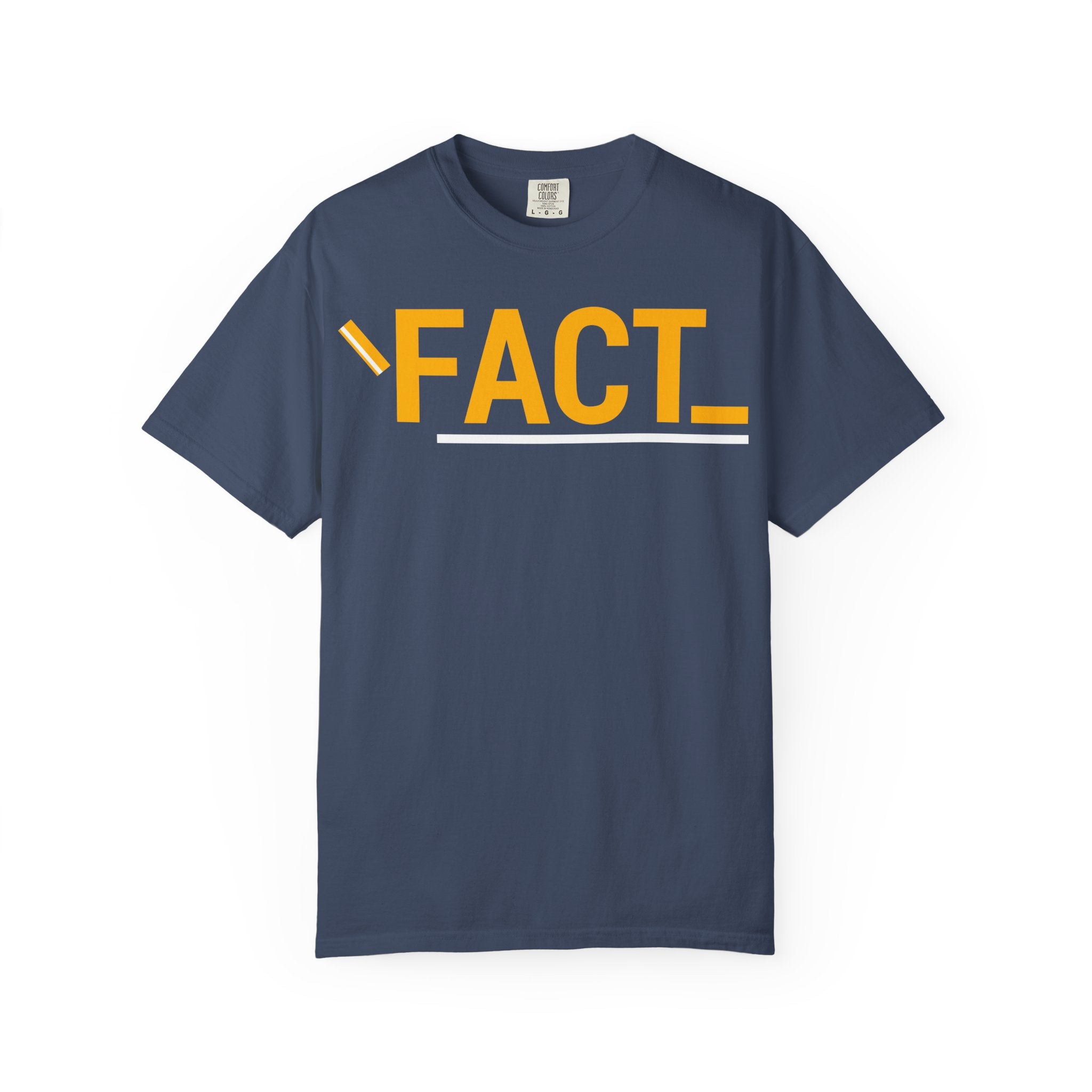 SHFT Designs Fact Graphic Tee for Trendsetters, Statement Shirt, Unisex Apparel, Perfect for Gifting, Everyday Wear, Festival Style