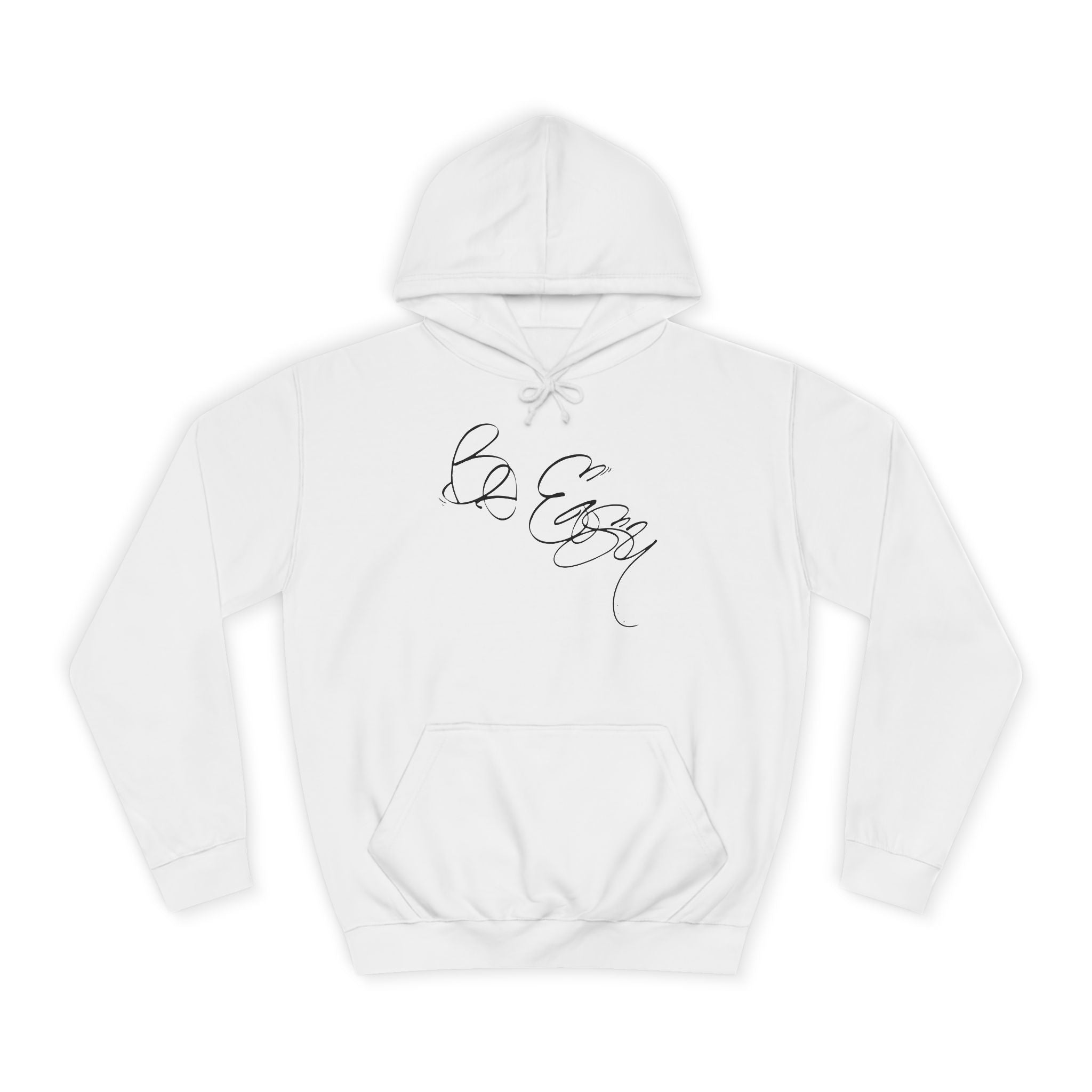 Graffiti Hand Style Unisex Hoodie - Be Easy Black Lettering Design