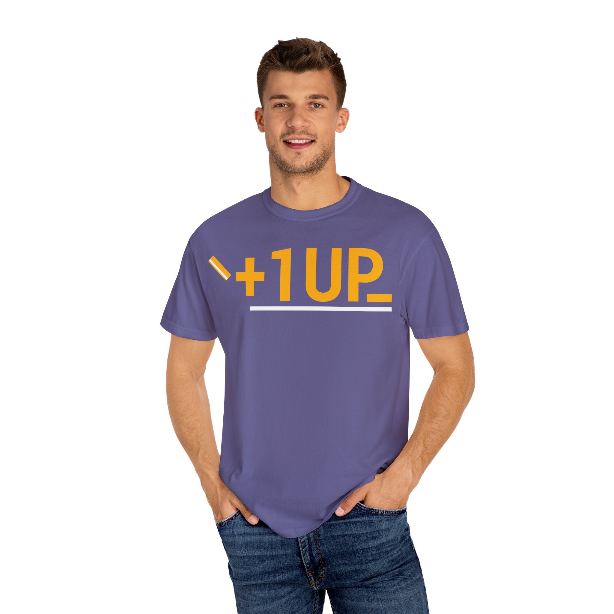SHFT Designs +1UP Unisex Garment-Dyed T-shirt