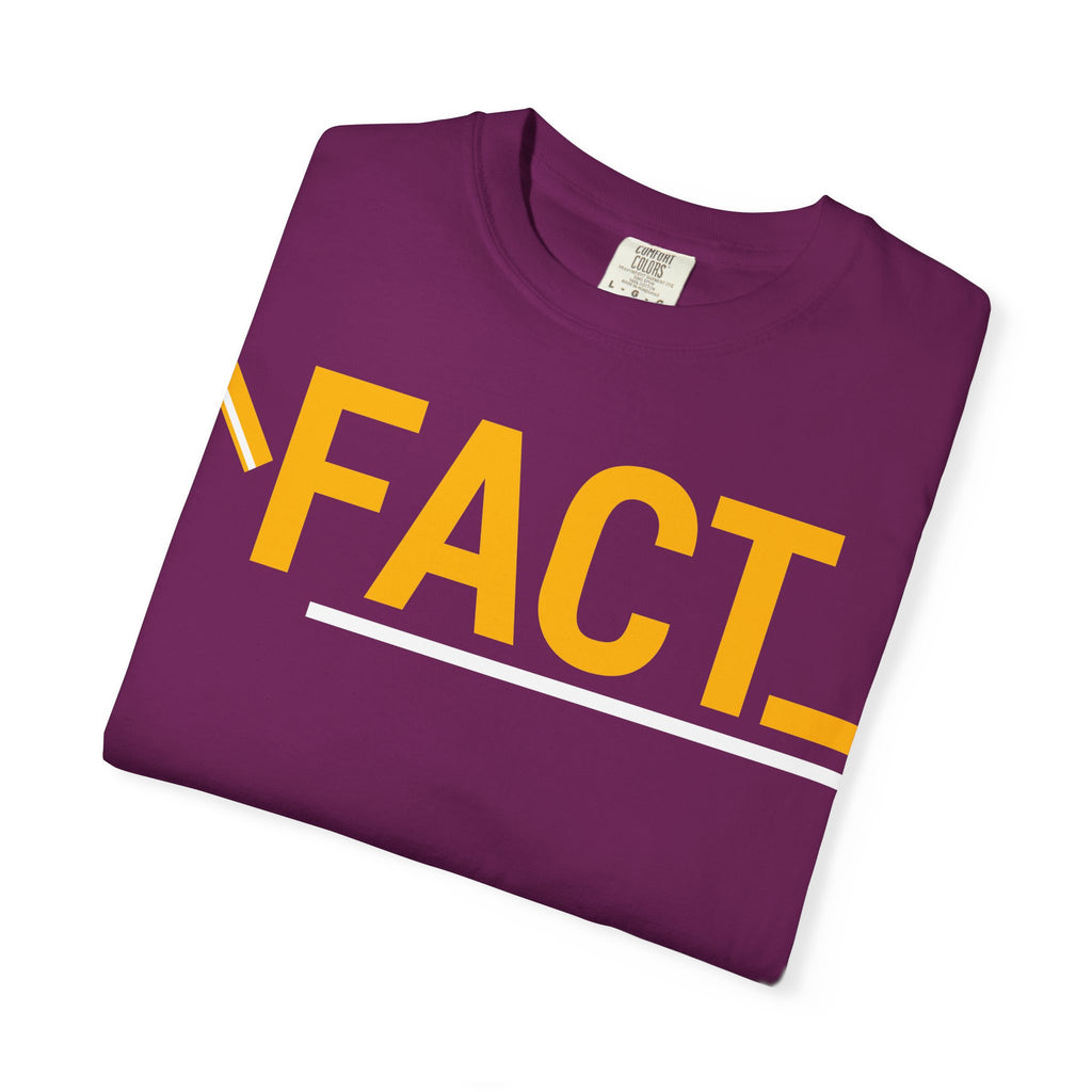 SHFT Designs Fact Graphic Tee for Trendsetters, Statement Shirt, Unisex Apparel, Perfect for Gifting, Everyday Wear, Festival Style