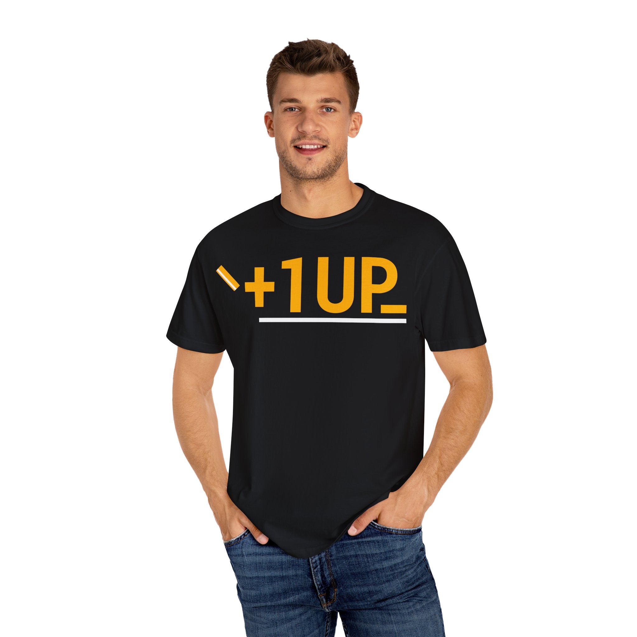 SHFT Designs +1UP Unisex Garment-Dyed T-shirt