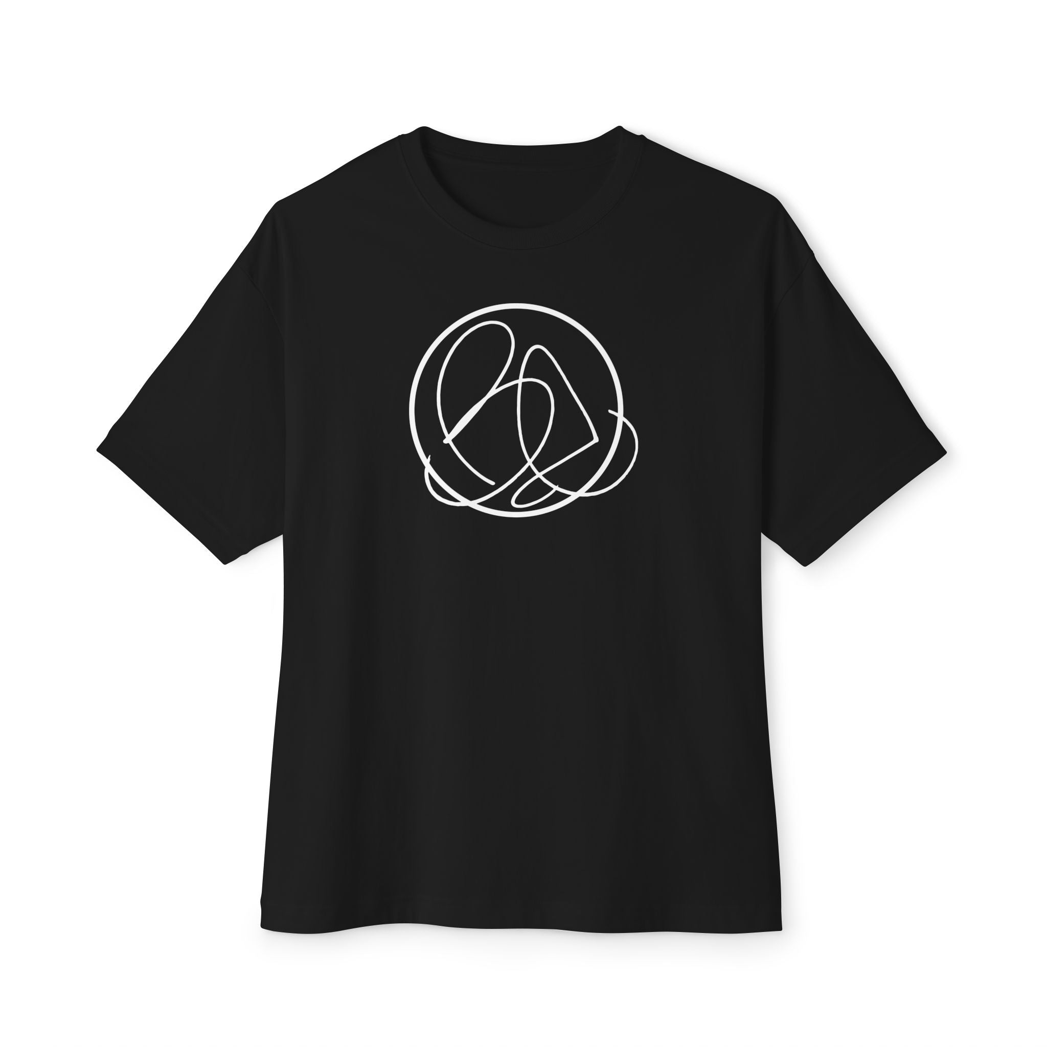 Oversized Tee - Brother Eroc White Logo Design