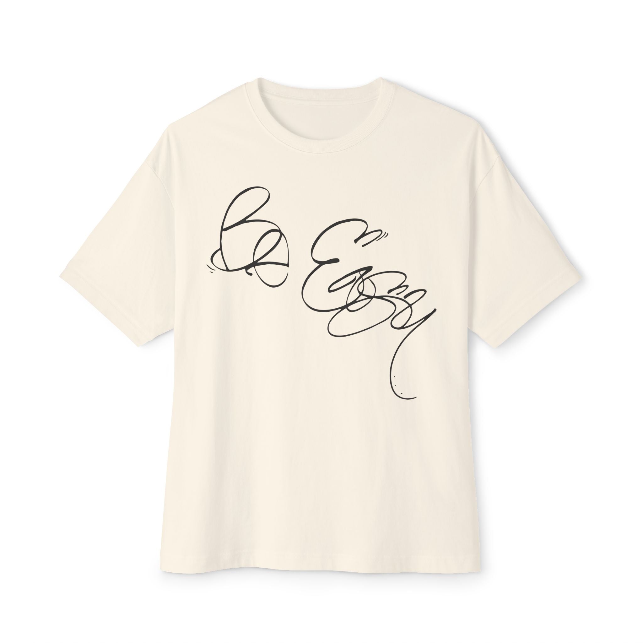 Be Easy Unisex Oversized Boxy Tee - "Be Easy" Relaxed Fit Tee, Casual Everyday Wear, Gift for Friends, Trendy Streetwear, Comfortable Lounge Top