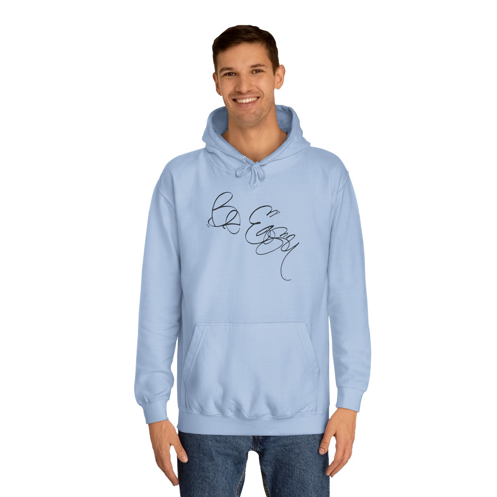 Graffiti Hand Style Unisex Hoodie - Be Easy Black Lettering Design