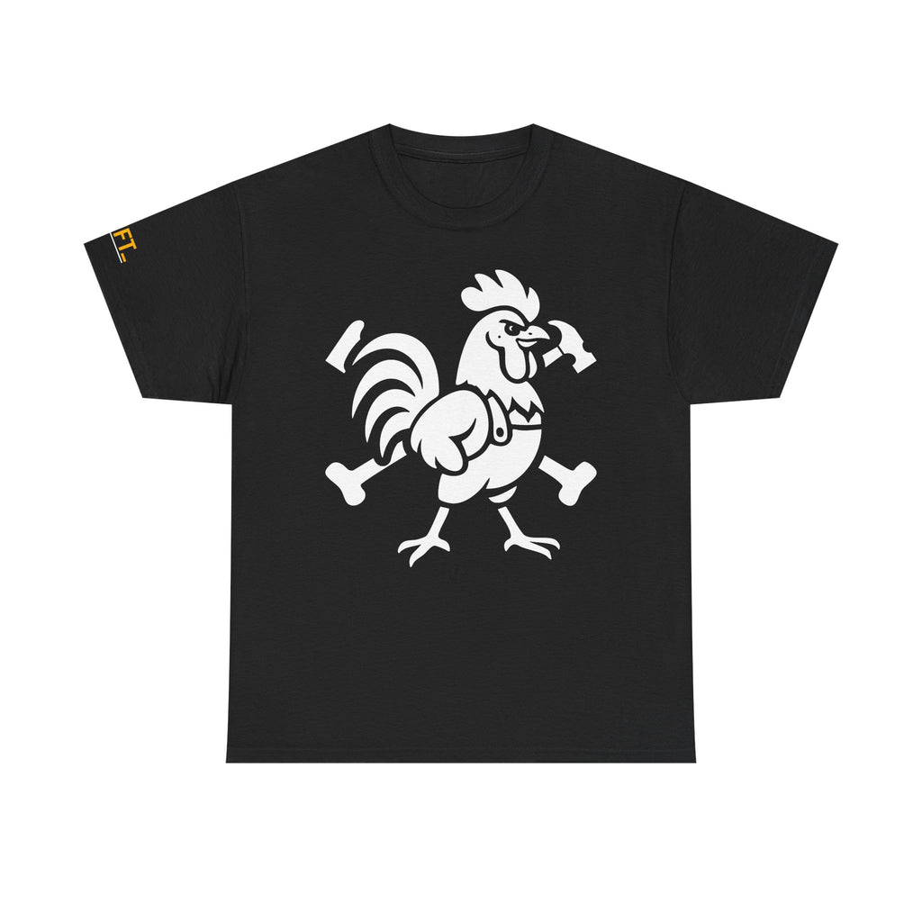 Hammered Rooster Tee - Perfect for Gym Lovers, Fitness Apparel, Casual Wear, Gifts for Him/Her, Unisex Workout Top