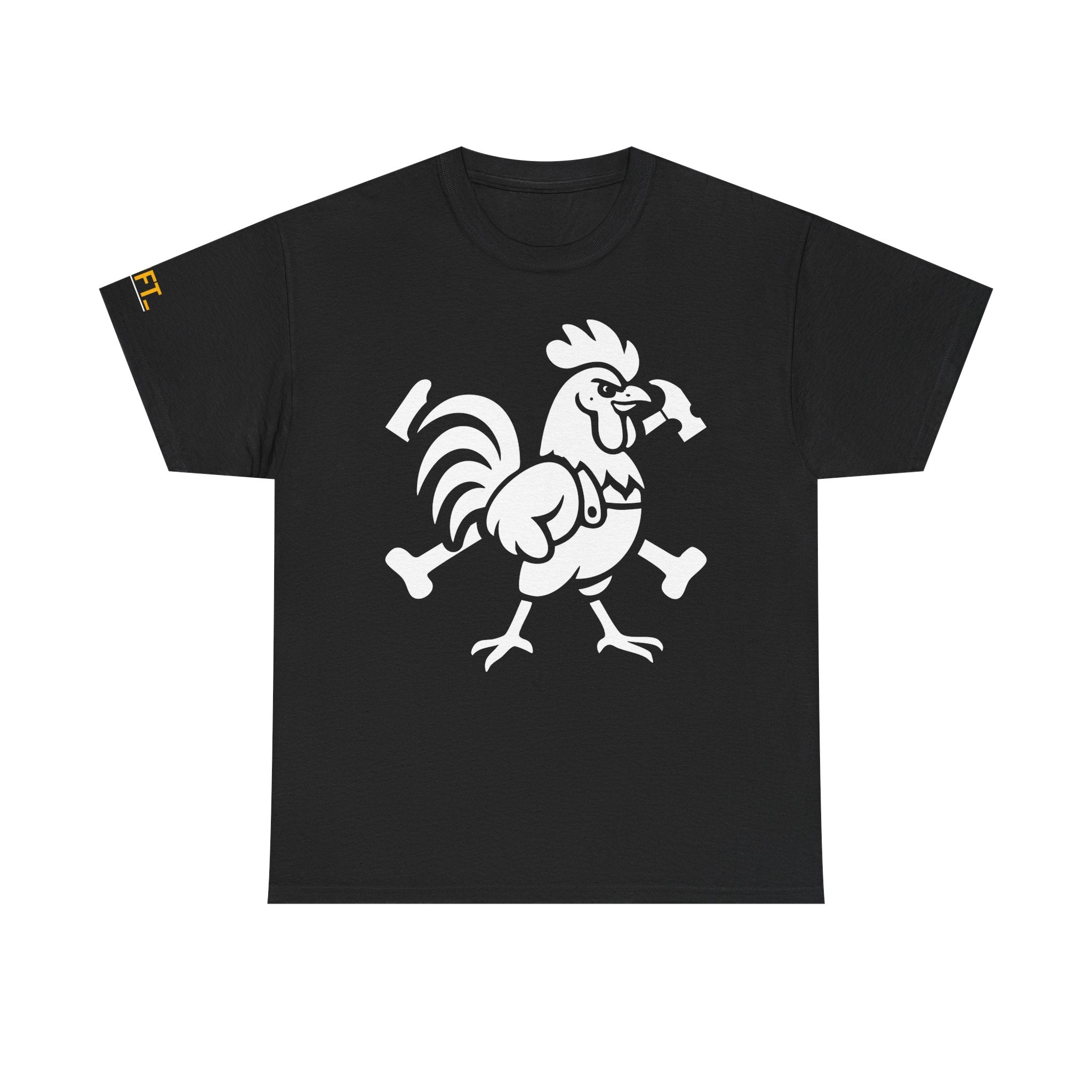 Hammered Rooster Tee - Perfect for Gym Lovers, Fitness Apparel, Casual Wear, Gifts for Him/Her, Unisex Workout Top