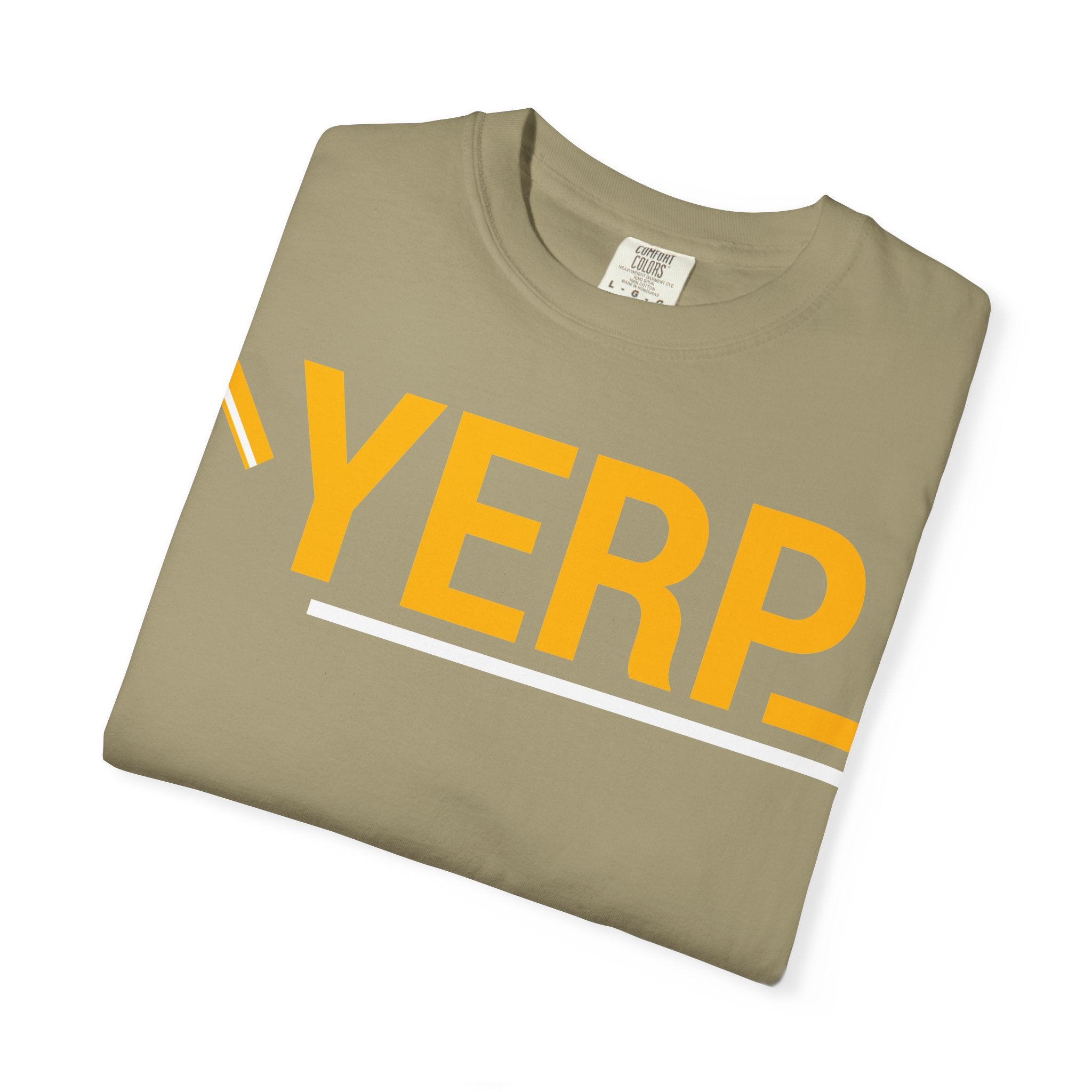 SHFT Designs Graphic T-shirt with 'YERP' and 'SHFT' Designs, Trendy Unisex Tee, Streetwear Style Shirt, Gift for Friends