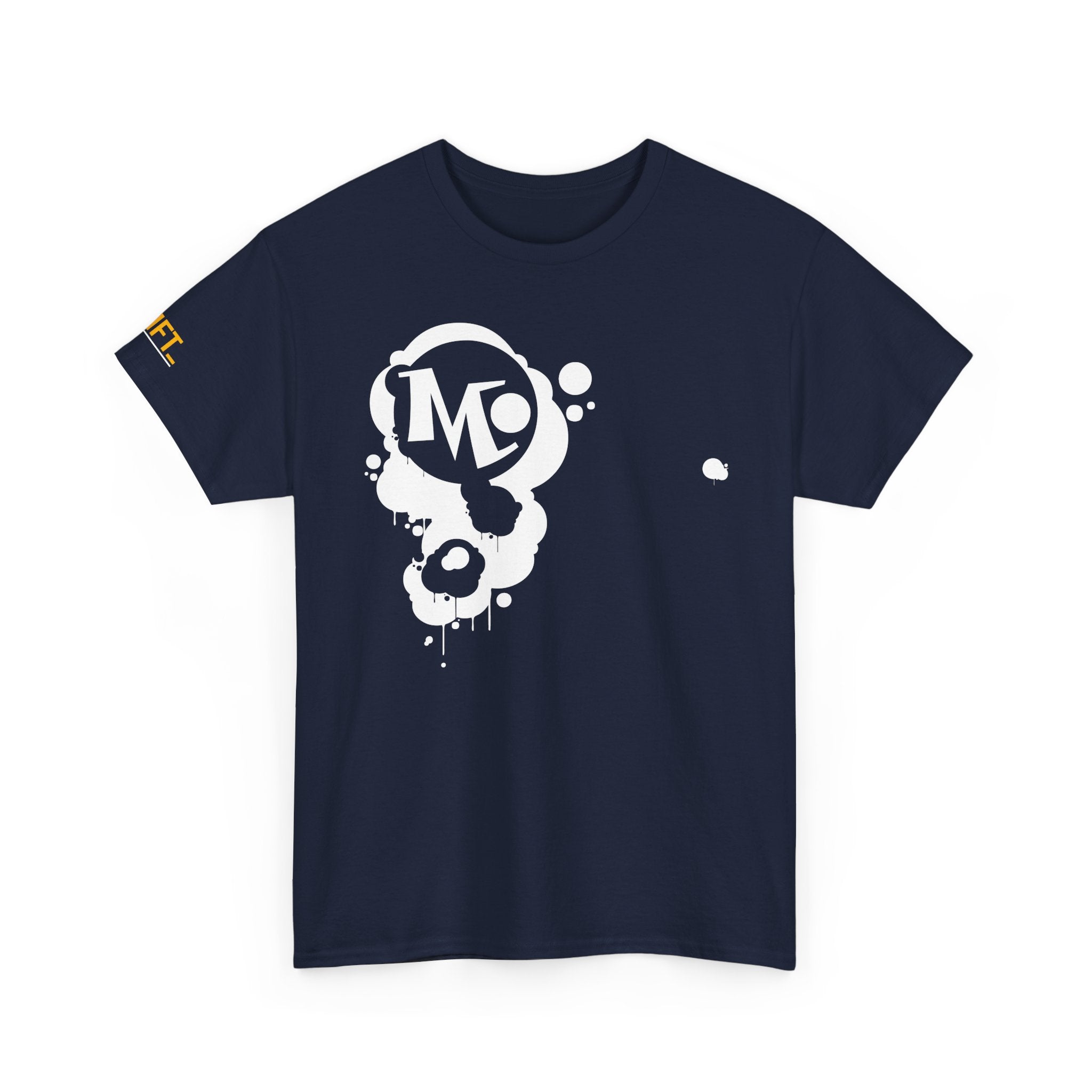 Microdahts Follow the Light Paint Logo Unisex Tee, Streetwear T-Shirt, Graphic Cotton Shirt, Casual Wear, Gift for Art Lovers, Unique Fashion Statement