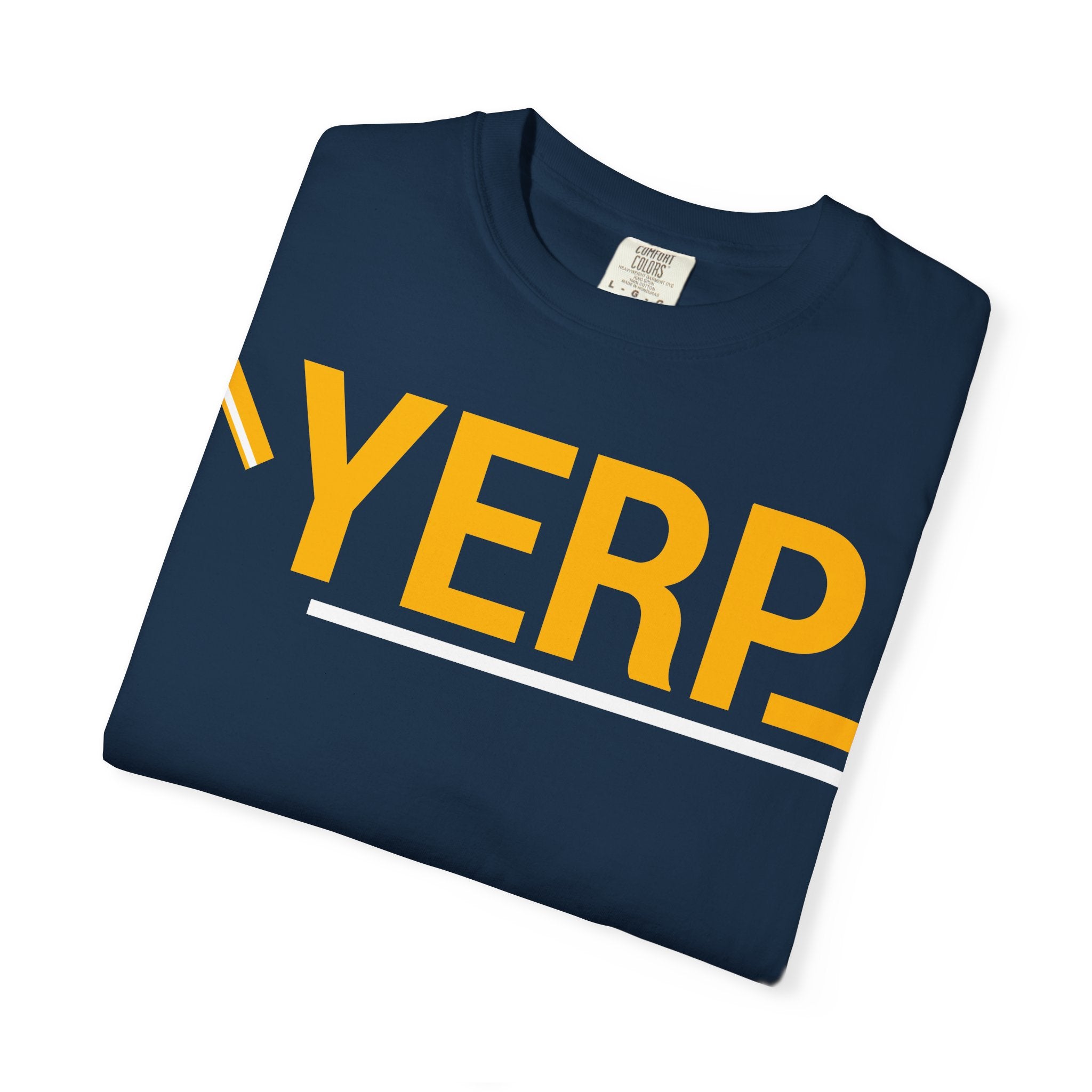 SHFT Designs Graphic T-shirt with 'YERP' and 'SHFT' Designs, Trendy Unisex Tee, Streetwear Style Shirt, Gift for Friends