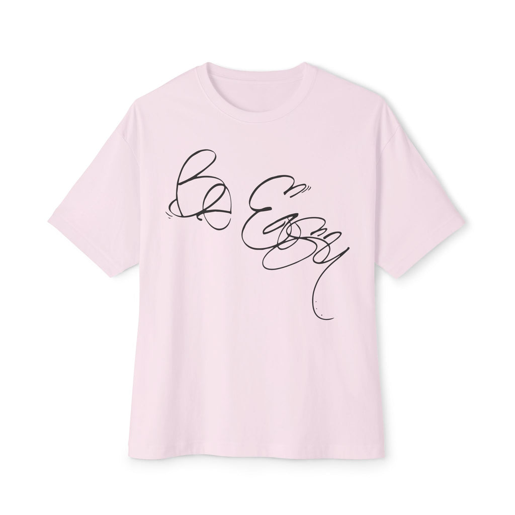 Be Easy Unisex Oversized Boxy Tee - "Be Easy" Relaxed Fit Tee, Casual Everyday Wear, Gift for Friends, Trendy Streetwear, Comfortable Lounge Top