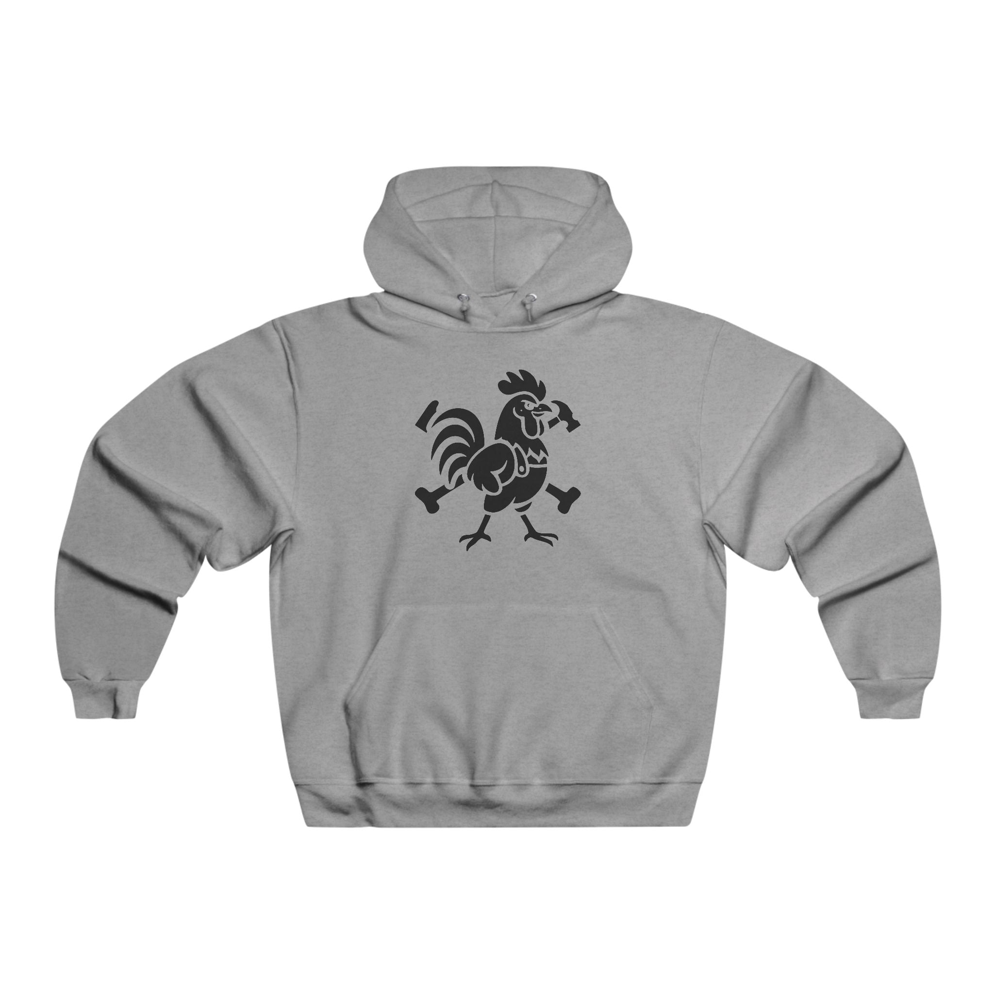 Hammered  Rooster Hoodie - Perfect for Nature Lovers, Gym Enthusiasts, and Casual Wear | Gift for Birthdays, Holidays, and Fitness!