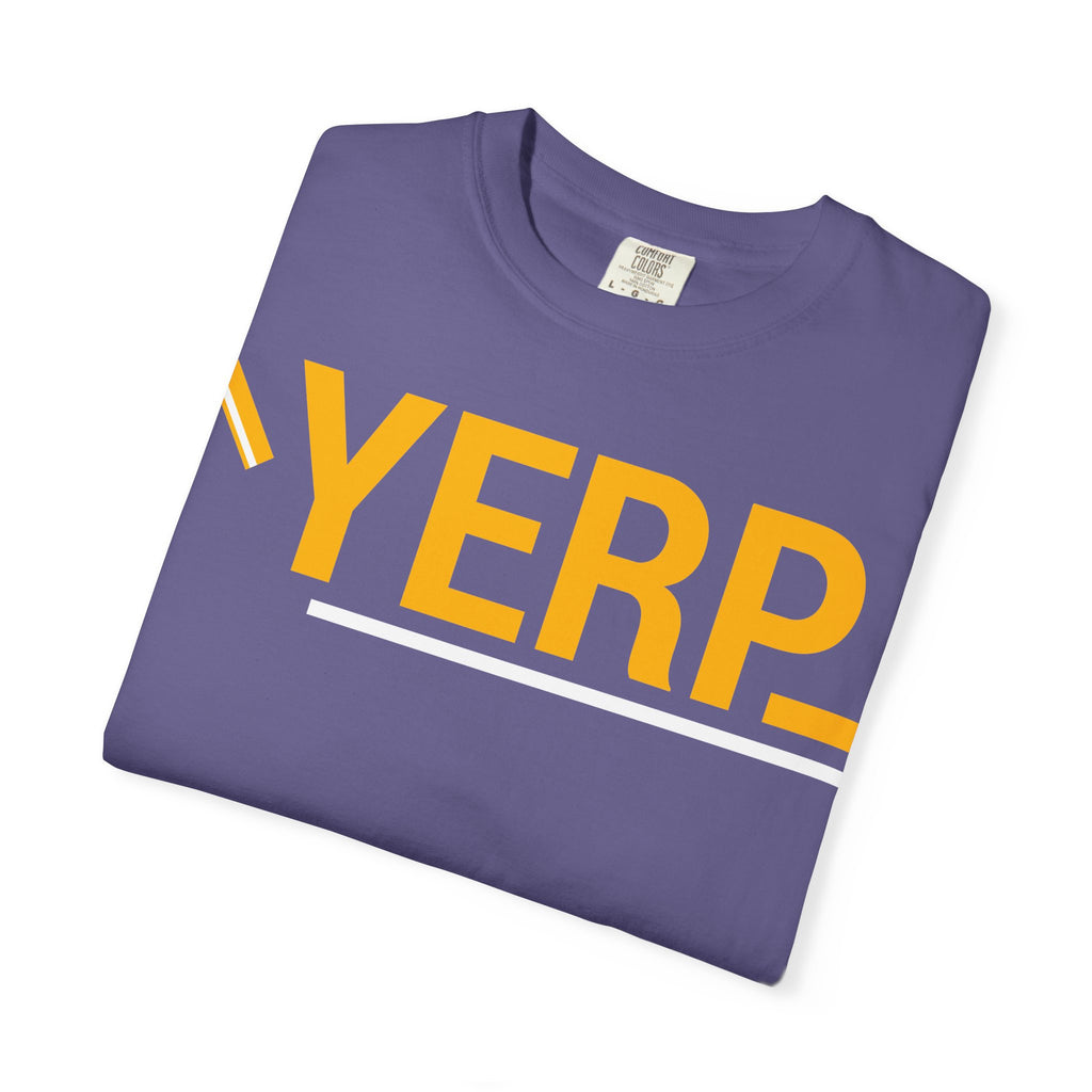 SHFT Designs Graphic T-shirt with 'YERP' and 'SHFT' Designs, Trendy Unisex Tee, Streetwear Style Shirt, Gift for Friends