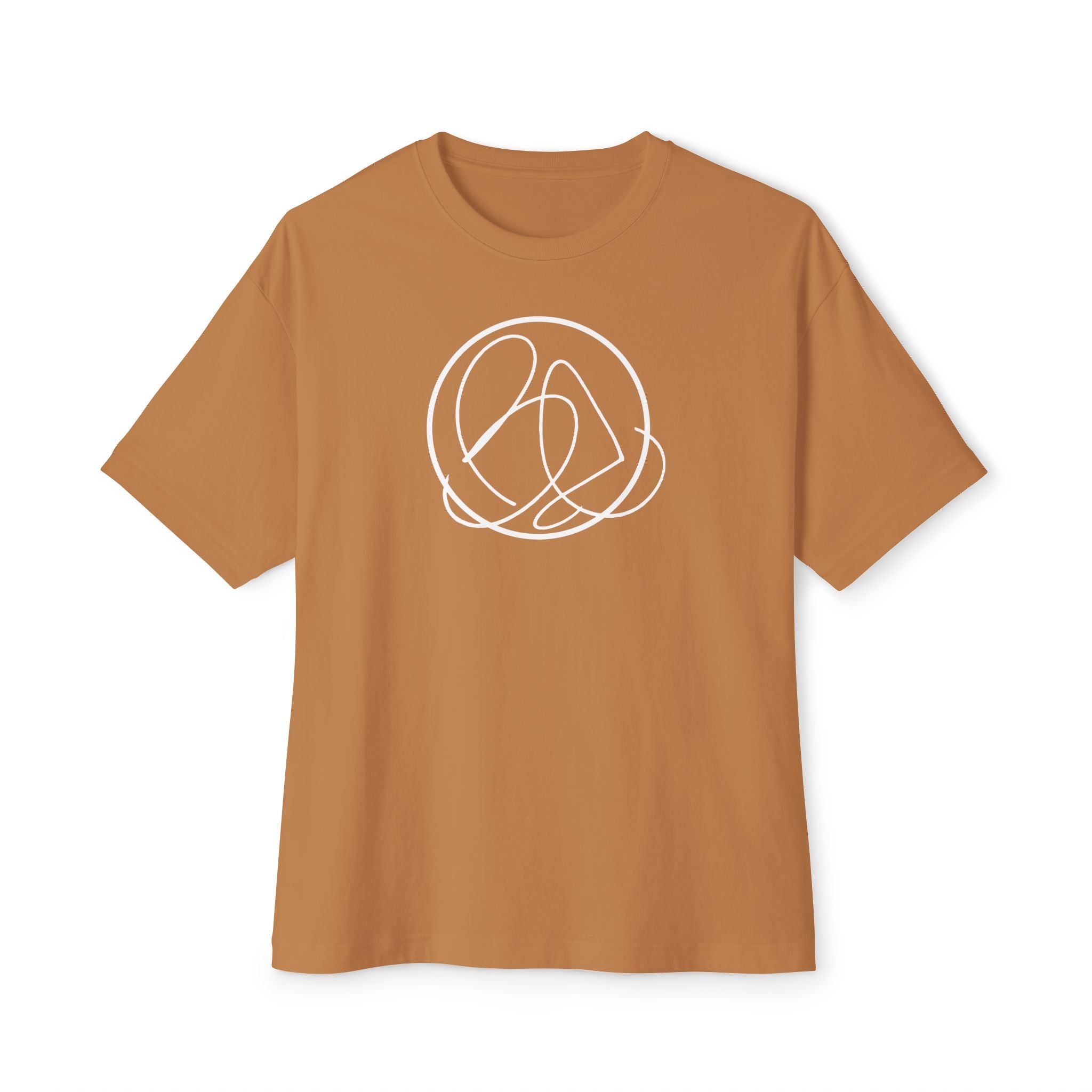 Oversized Tee - Brother Eroc White Logo Design