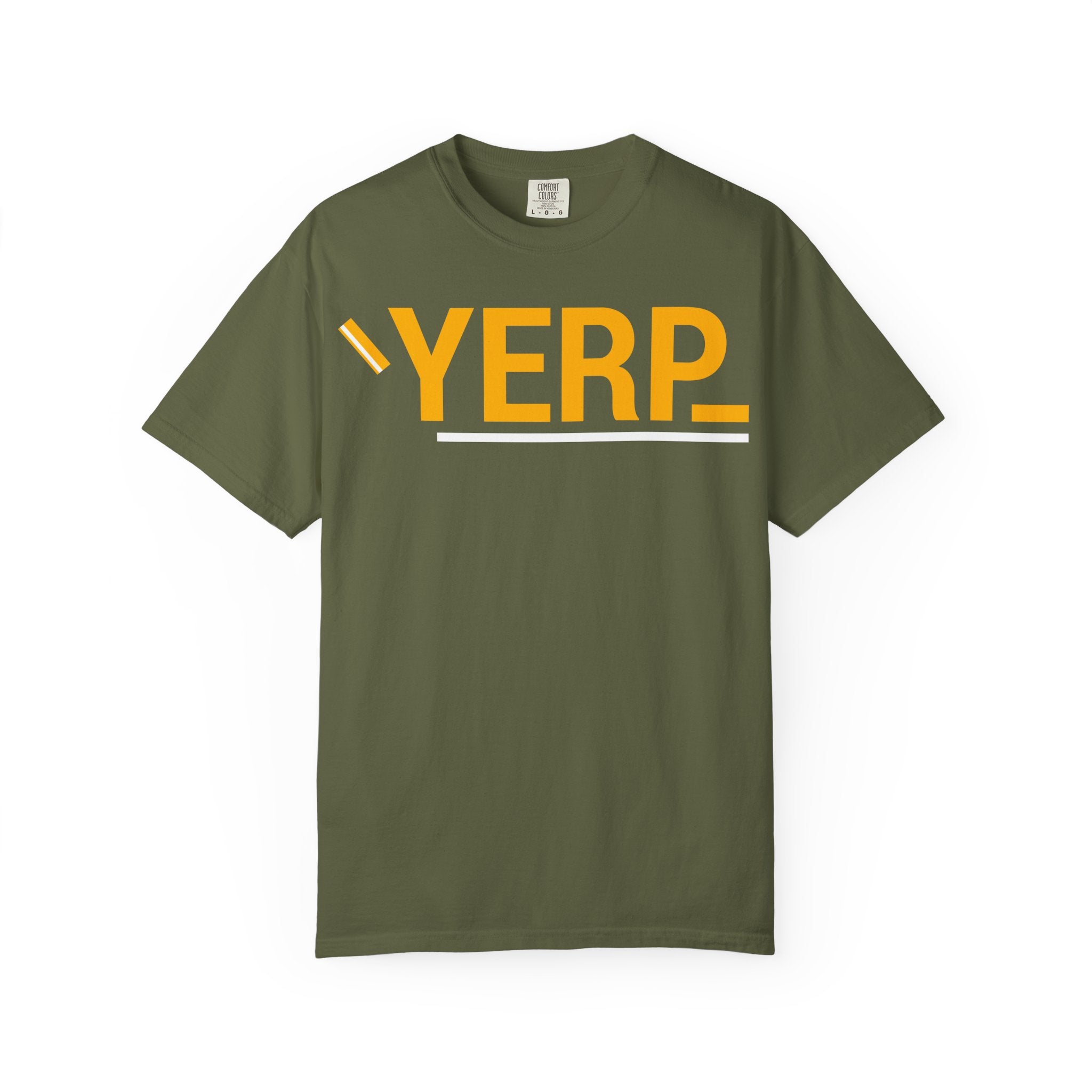 SHFT Designs Graphic T-shirt with 'YERP' and 'SHFT' Designs, Trendy Unisex Tee, Streetwear Style Shirt, Gift for Friends