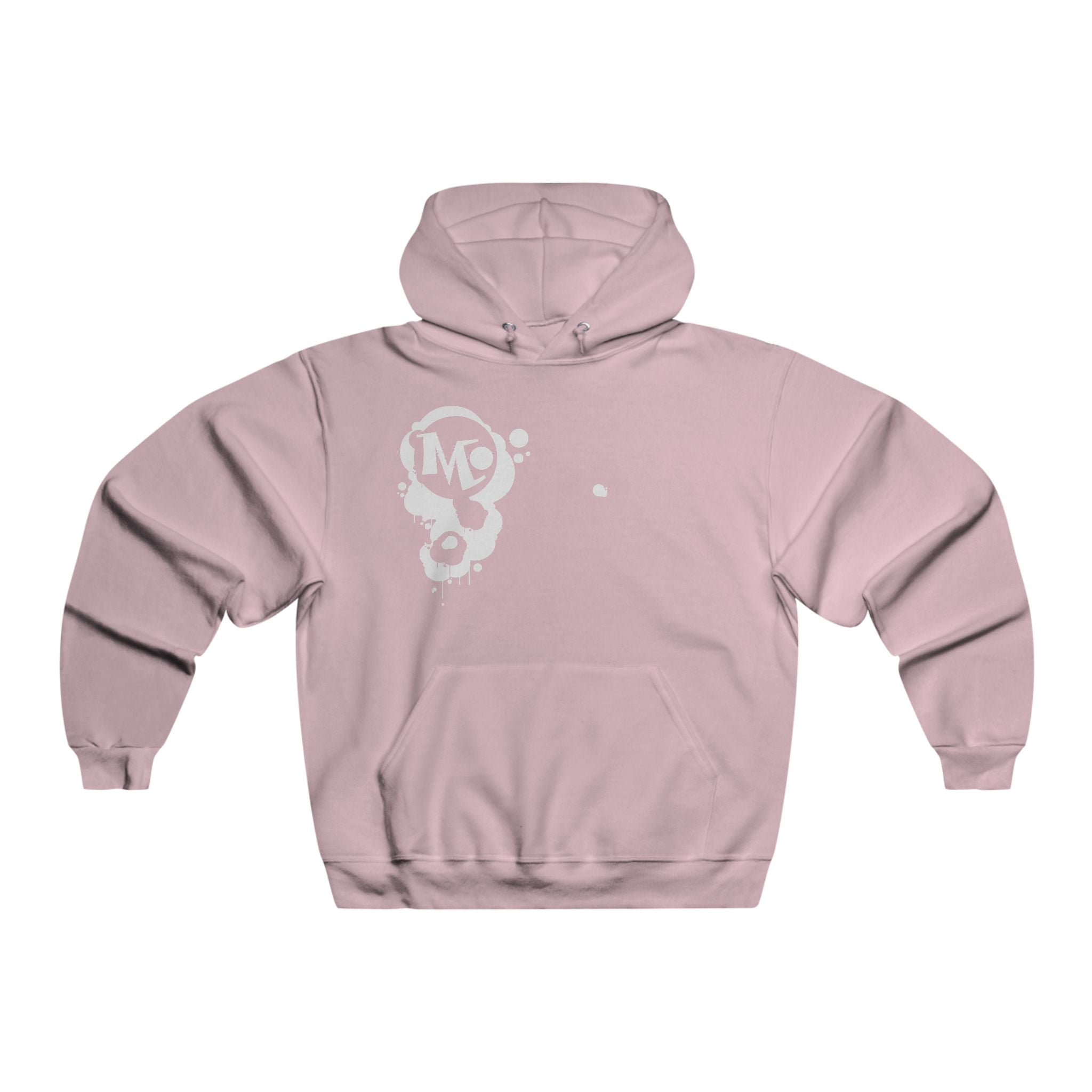Microdahts Follow the Light Paint Logo Men's NUBLEND® Graphic Hoodie, Stylish Pullover for Comfort, Casual Wear, Streetwear, Perfect Gift for Birthdays and Holidays