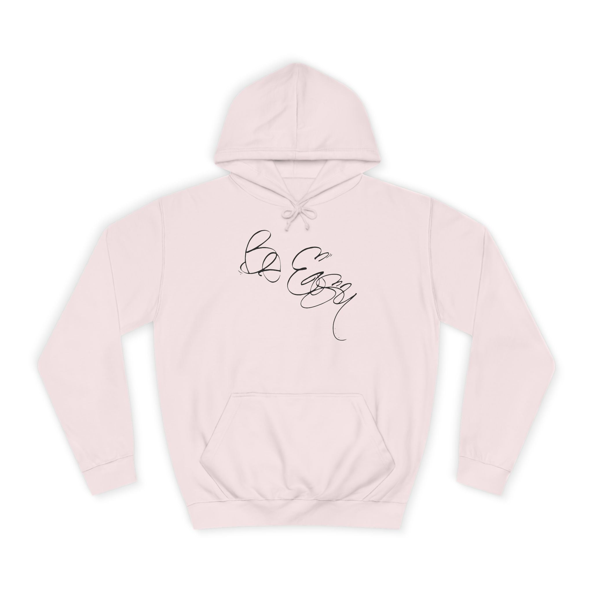 Graffiti Hand Style Unisex Hoodie - Be Easy Black Lettering Design