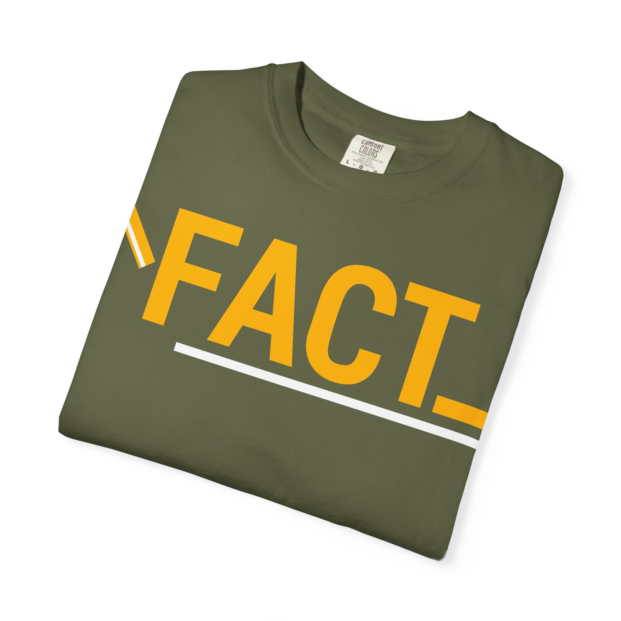SHFT Designs Fact Graphic Tee for Trendsetters, Statement Shirt, Unisex Apparel, Perfect for Gifting, Everyday Wear, Festival Style