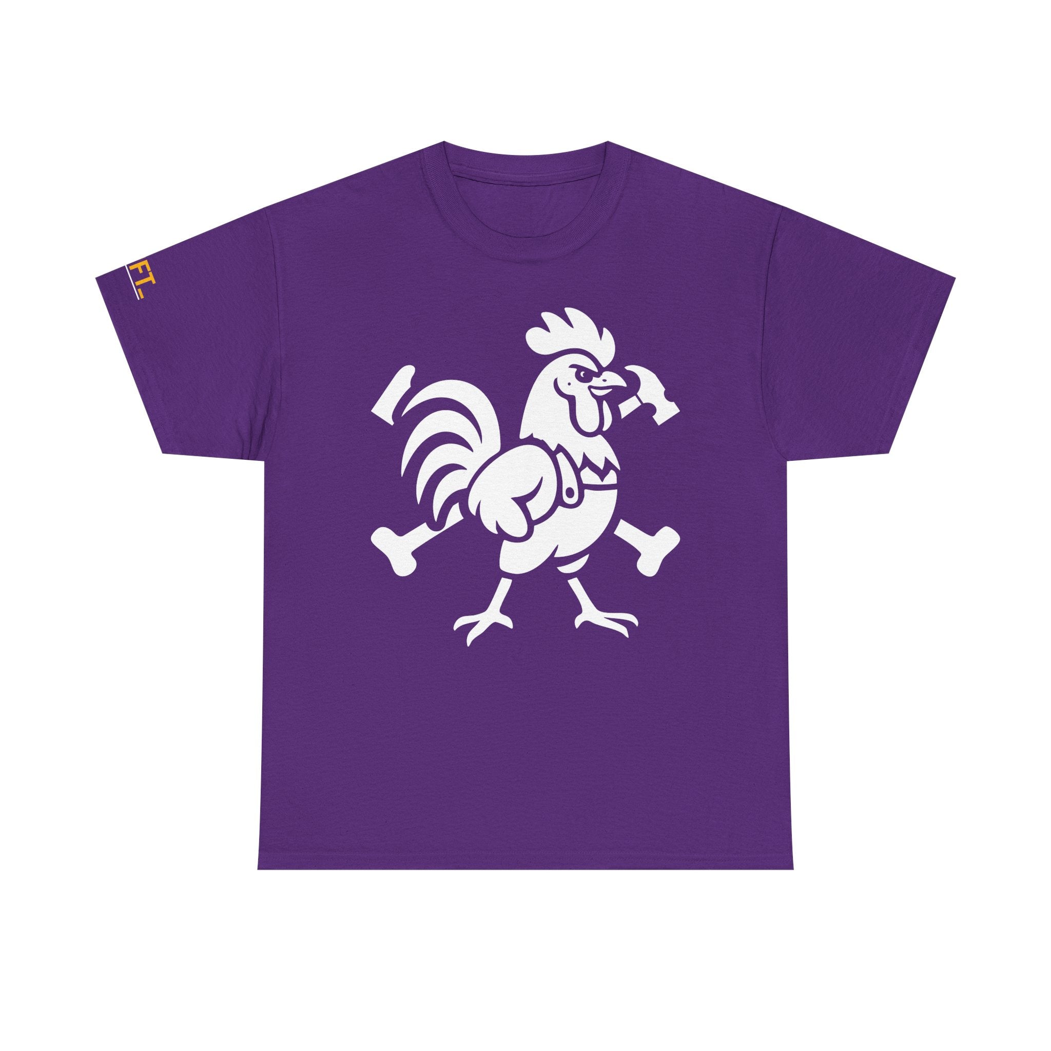 Hammered Rooster Tee - Perfect for Gym Lovers, Fitness Apparel, Casual Wear, Gifts for Him/Her, Unisex Workout Top