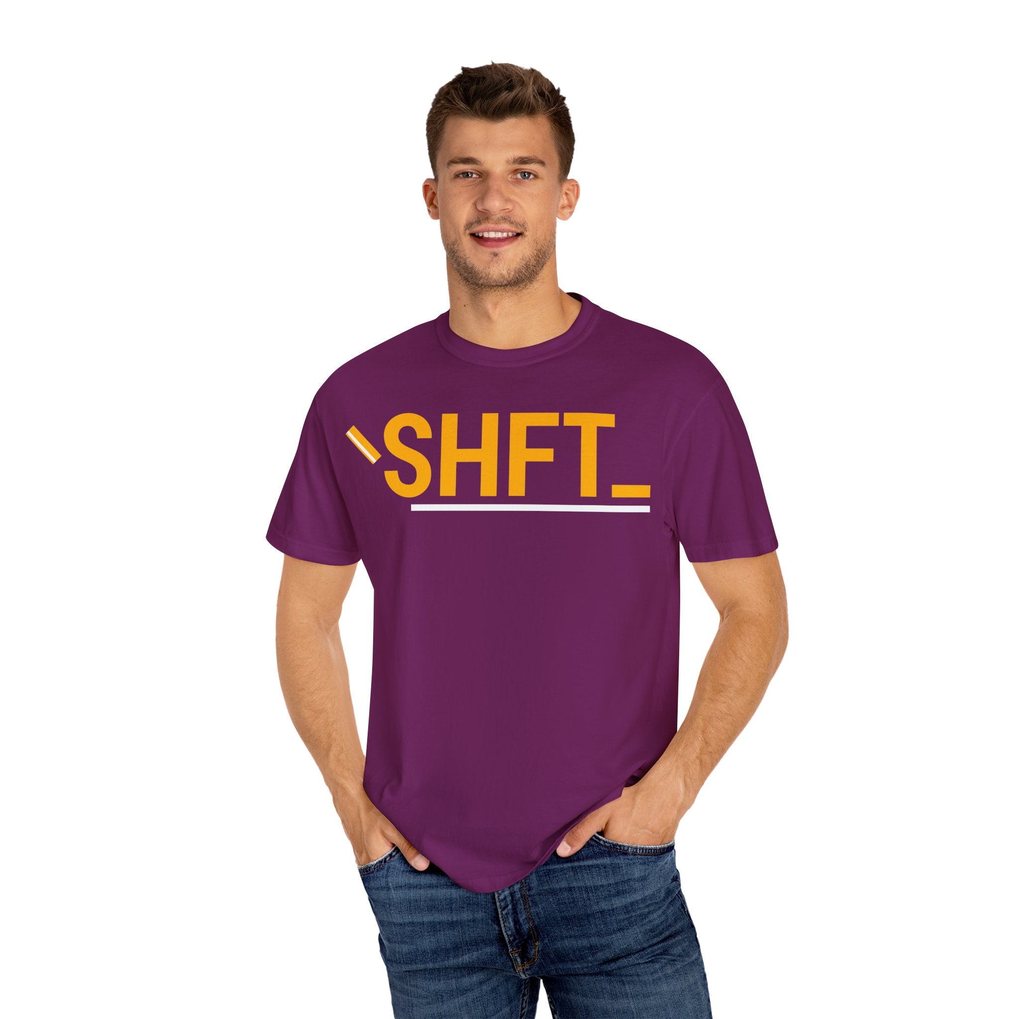 SHFT Designs Logo Minimalist Shift T-Shirt, Casual Wear, Unisex Fashion, Gift for Him/Her, Trendy Statement Tee
