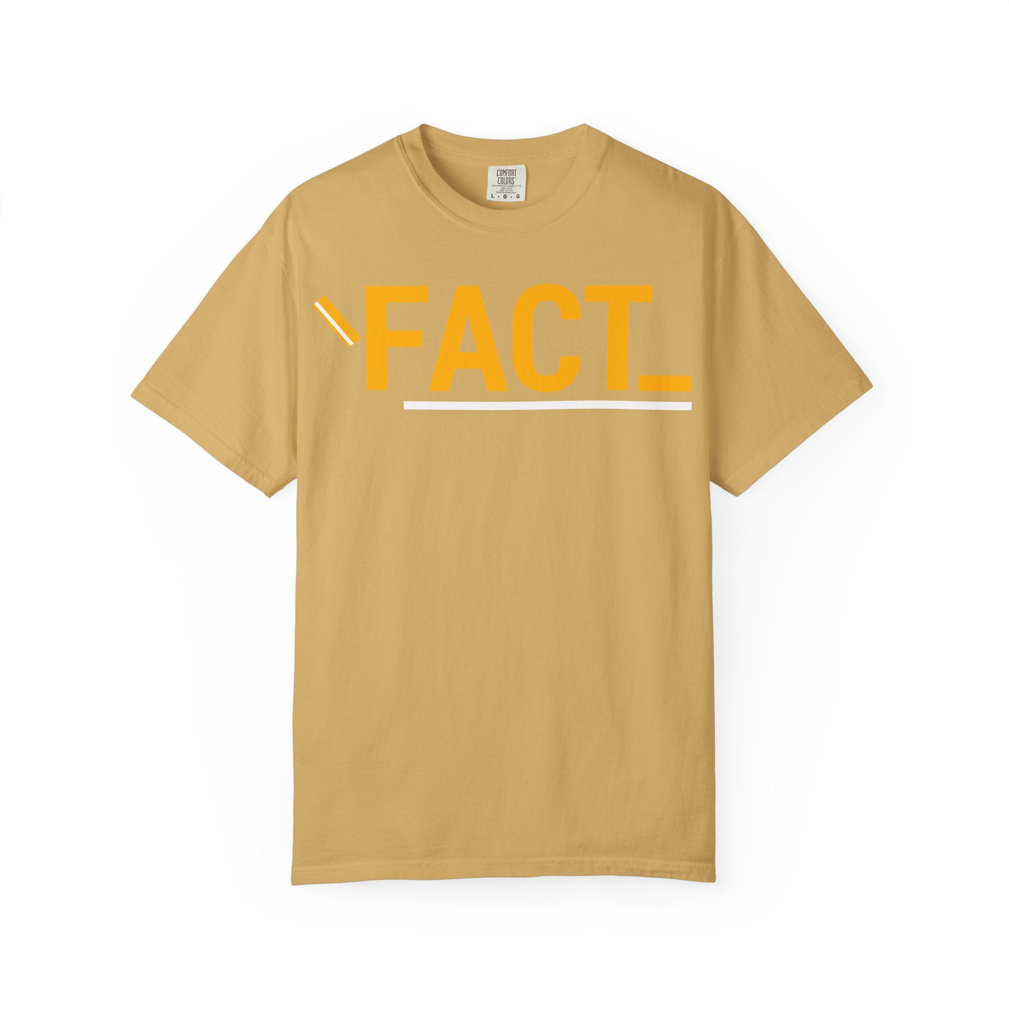 SHFT Designs Fact Graphic Tee for Trendsetters, Statement Shirt, Unisex Apparel, Perfect for Gifting, Everyday Wear, Festival Style