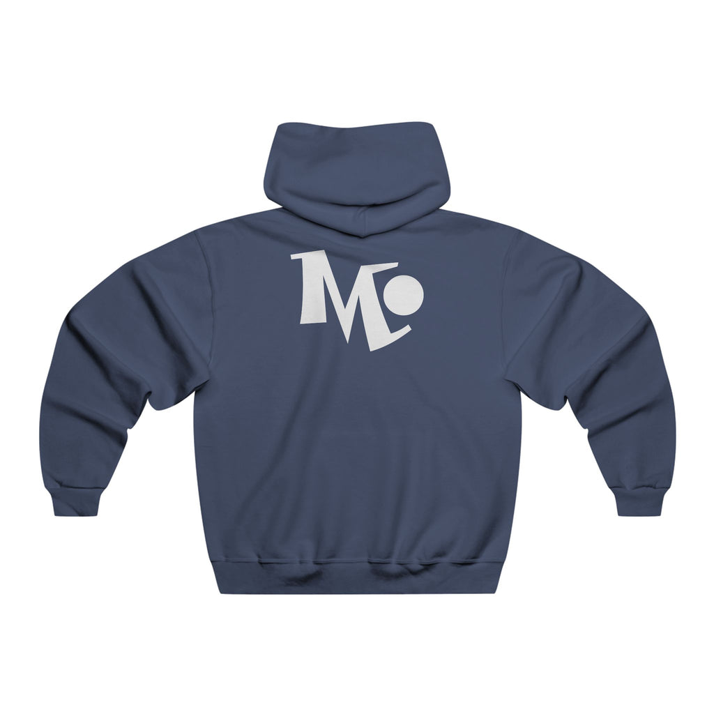 Microdahts Follow the Light Paint Logo Men's NUBLEND® Graphic Hoodie, Stylish Pullover for Comfort, Casual Wear, Streetwear, Perfect Gift for Birthdays and Holidays
