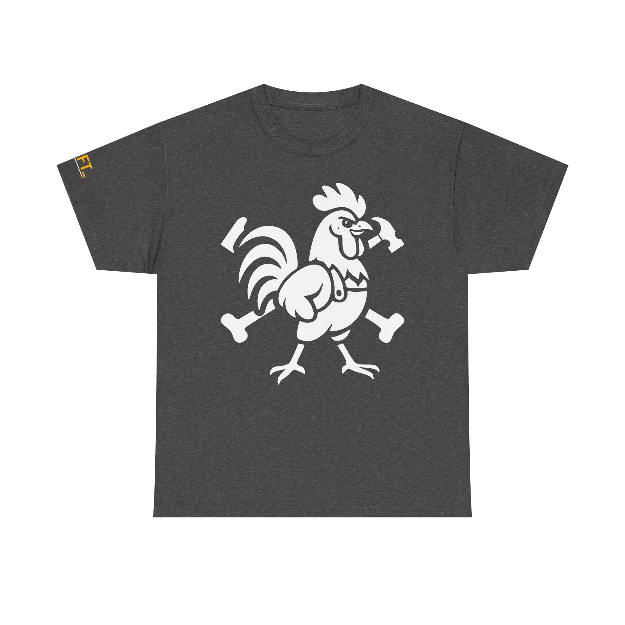 Hammered Rooster Tee - Perfect for Gym Lovers, Fitness Apparel, Casual Wear, Gifts for Him/Her, Unisex Workout Top