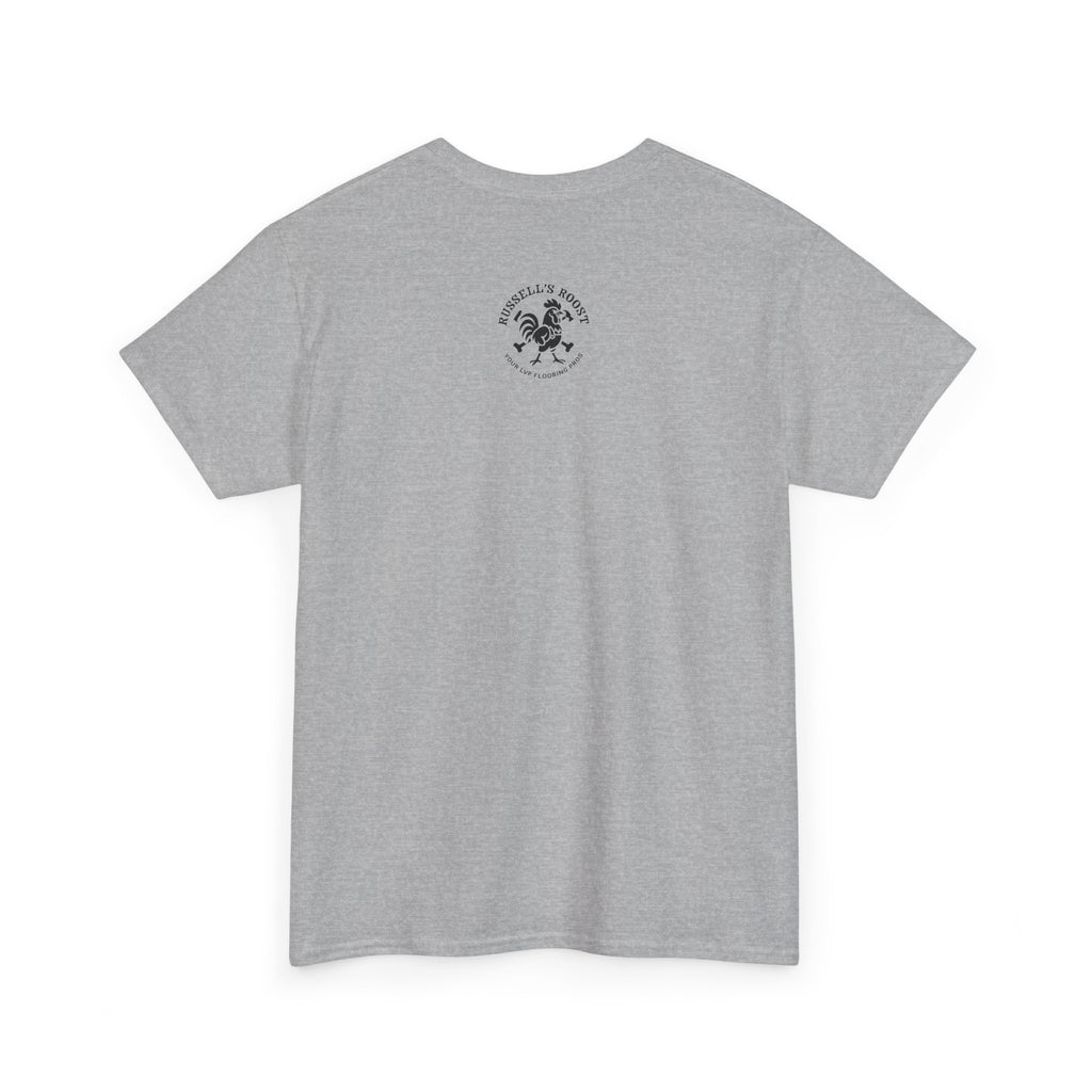 Hammered Rooster Graphic Tee, Unisex Heavy Cotton T-Shirt, Vintage Animal Print Shirt, Farmhouse Style Apparel, Casual Gift for Men and Women