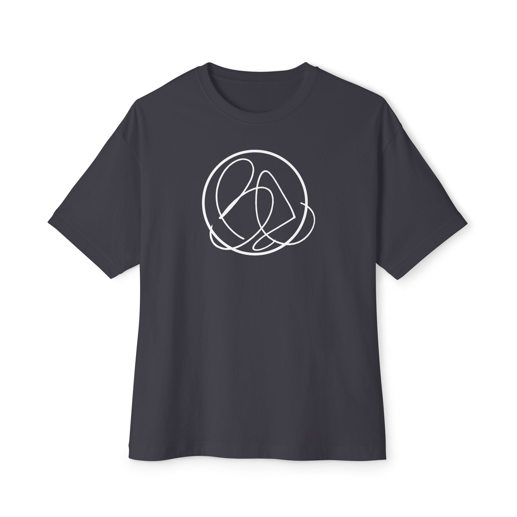 Oversized Tee - Brother Eroc White Logo Design