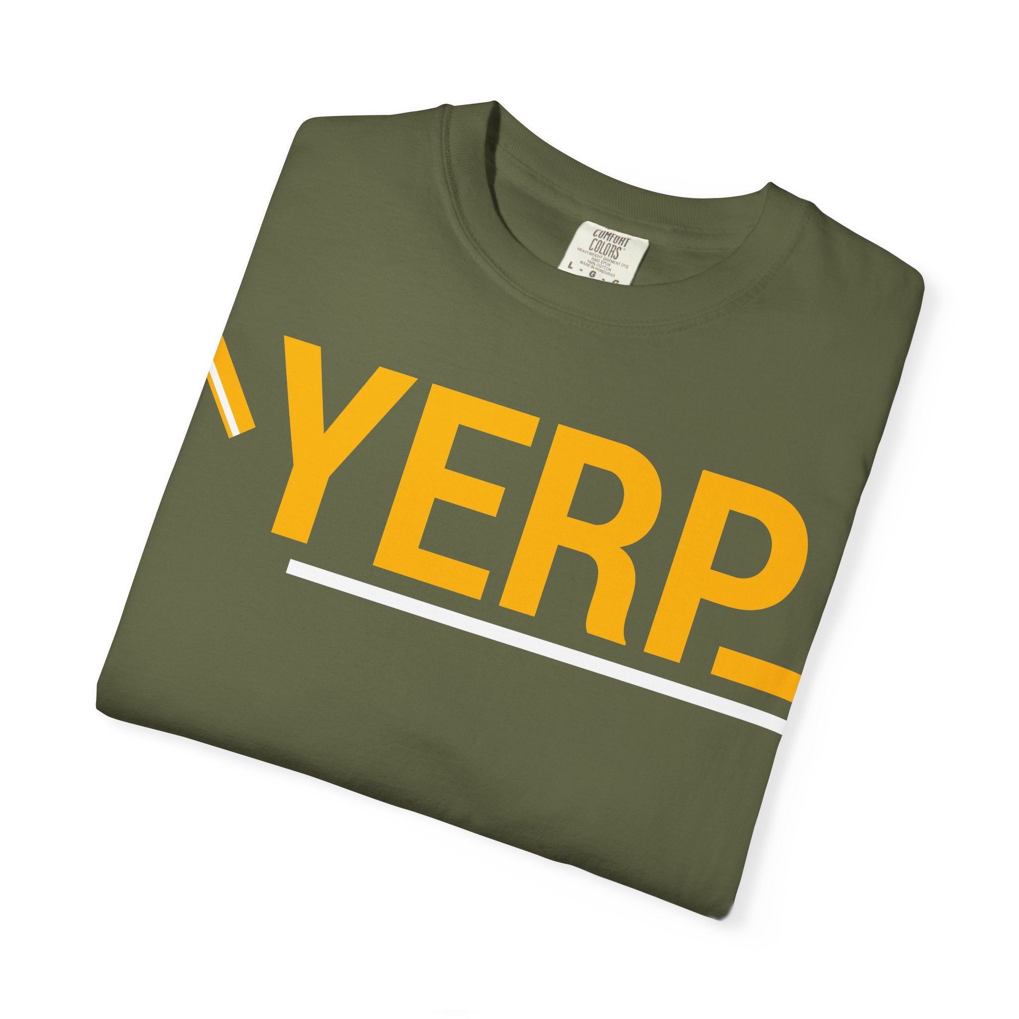 SHFT Designs Graphic T-shirt with 'YERP' and 'SHFT' Designs, Trendy Unisex Tee, Streetwear Style Shirt, Gift for Friends
