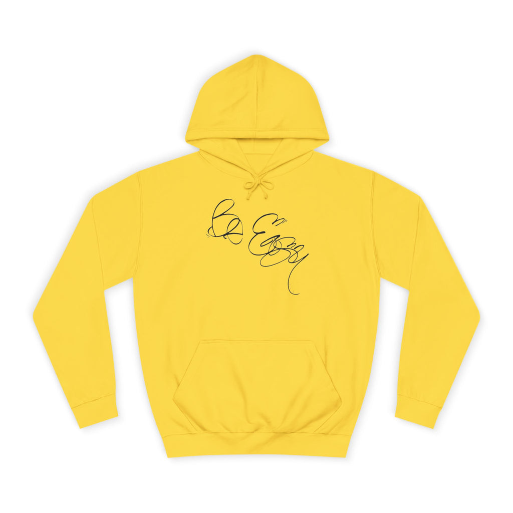 Graffiti Hand Style Unisex Hoodie - Be Easy Black Lettering Design
