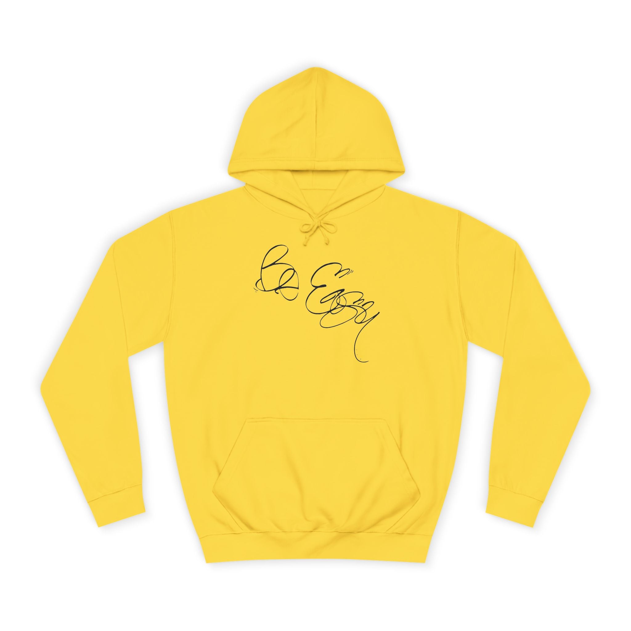 Graffiti Hand Style Unisex Hoodie - Be Easy Black Lettering Design