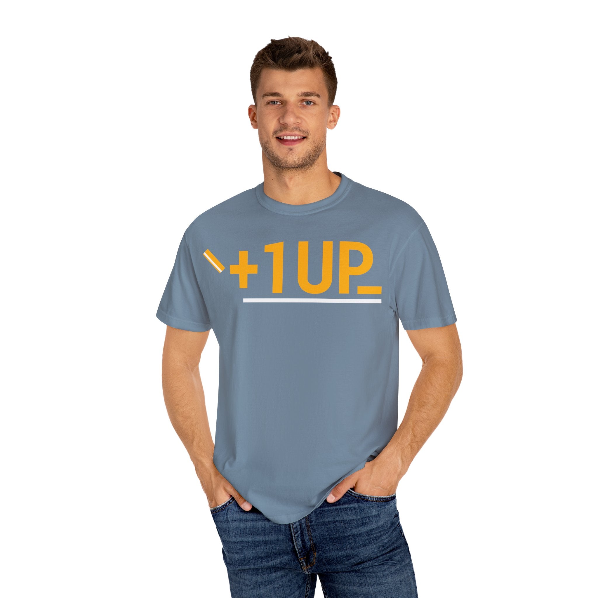 SHFT Designs +1UP Unisex Garment-Dyed T-shirt