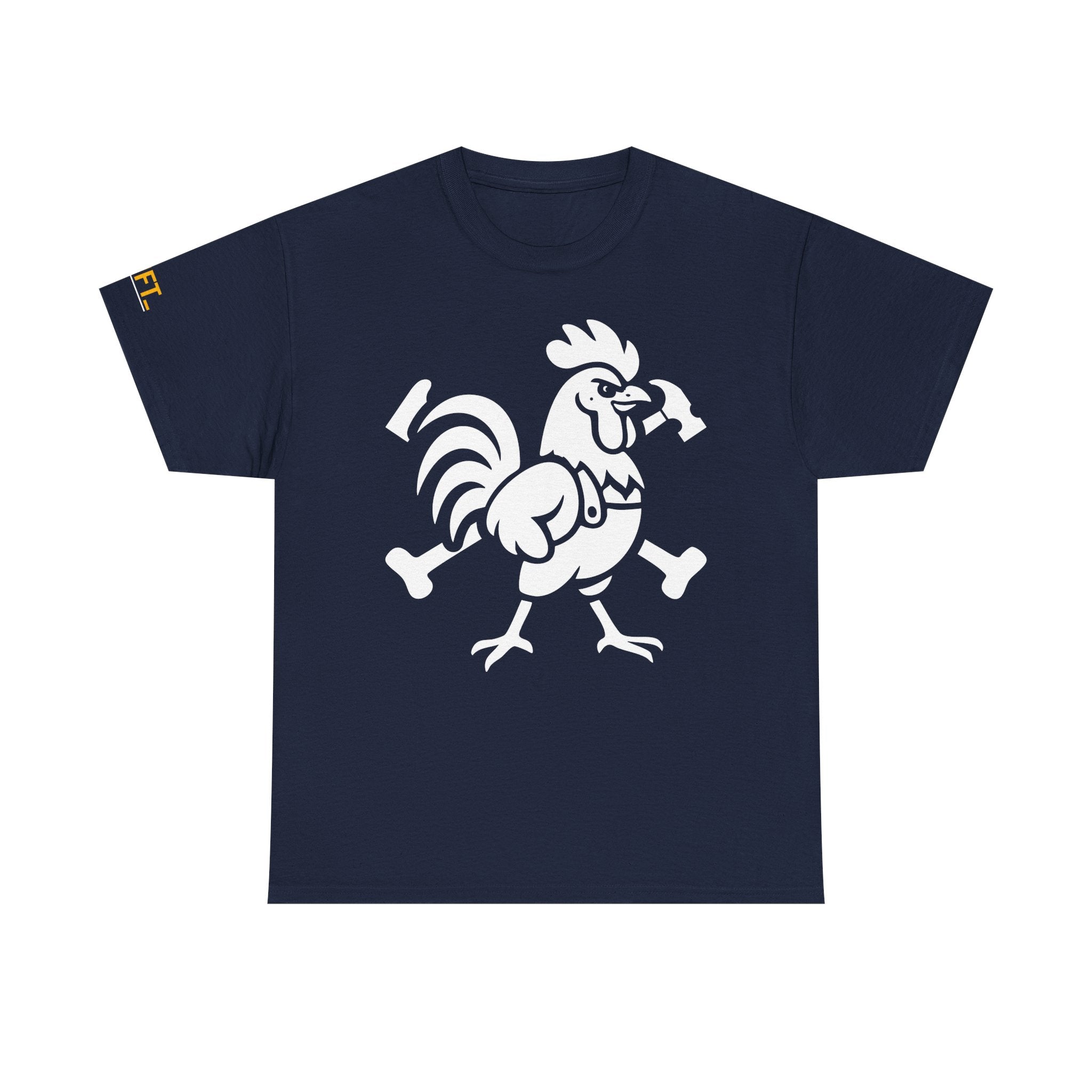 Hammered Rooster Tee - Perfect for Gym Lovers, Fitness Apparel, Casual Wear, Gifts for Him/Her, Unisex Workout Top