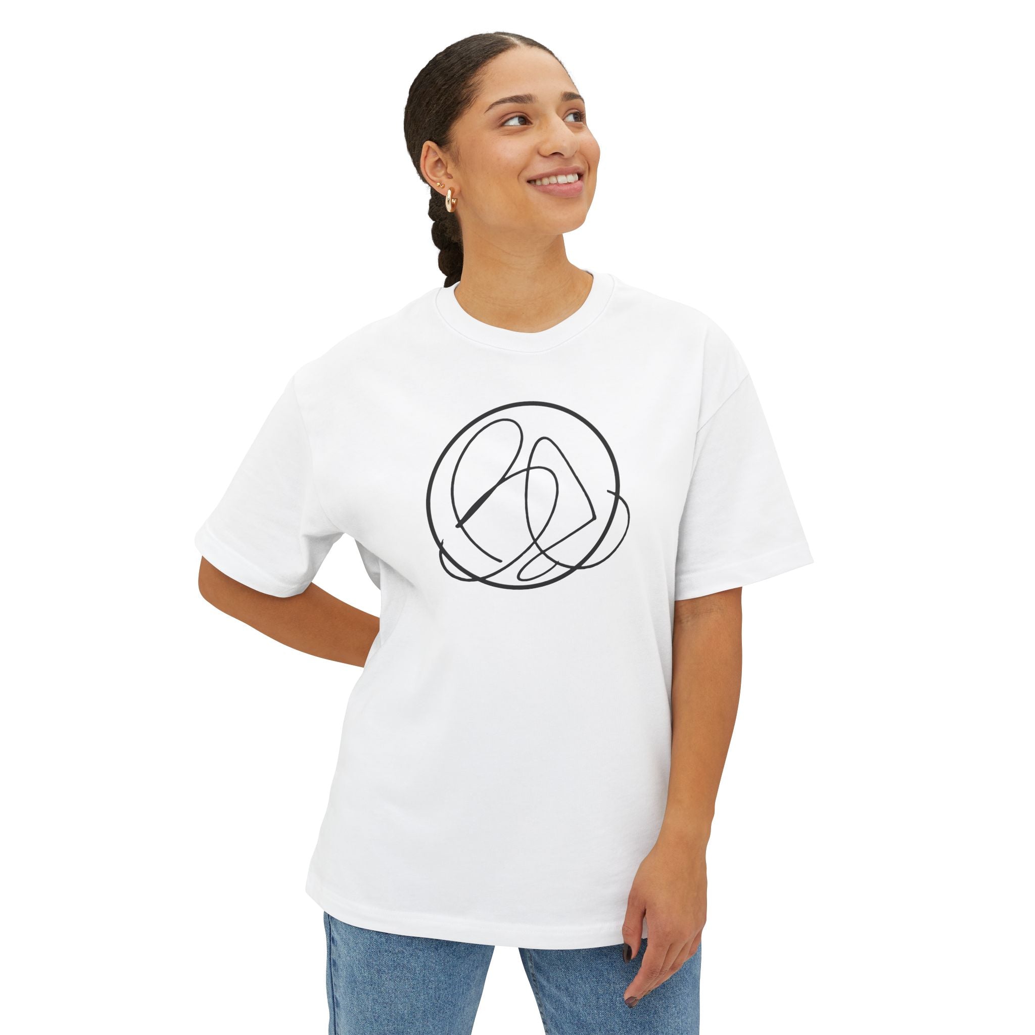 Brother Eroc Be Logo Unisex Oversized Boxy Tee, Casual Top, Graphic T-Shirt, Streetwear, Gift for Her, Summer Fashion