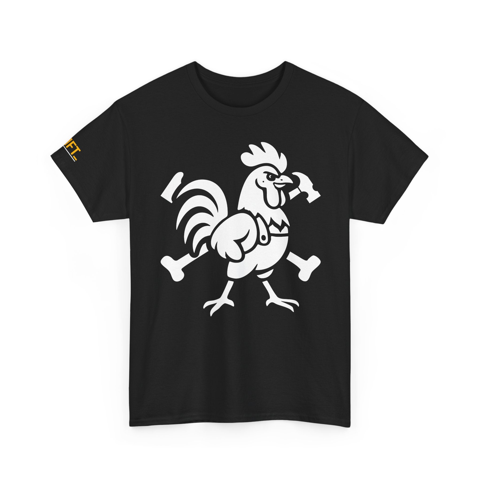 Hammered Rooster Tee - Perfect for Gym Lovers, Fitness Apparel, Casual Wear, Gifts for Him/Her, Unisex Workout Top